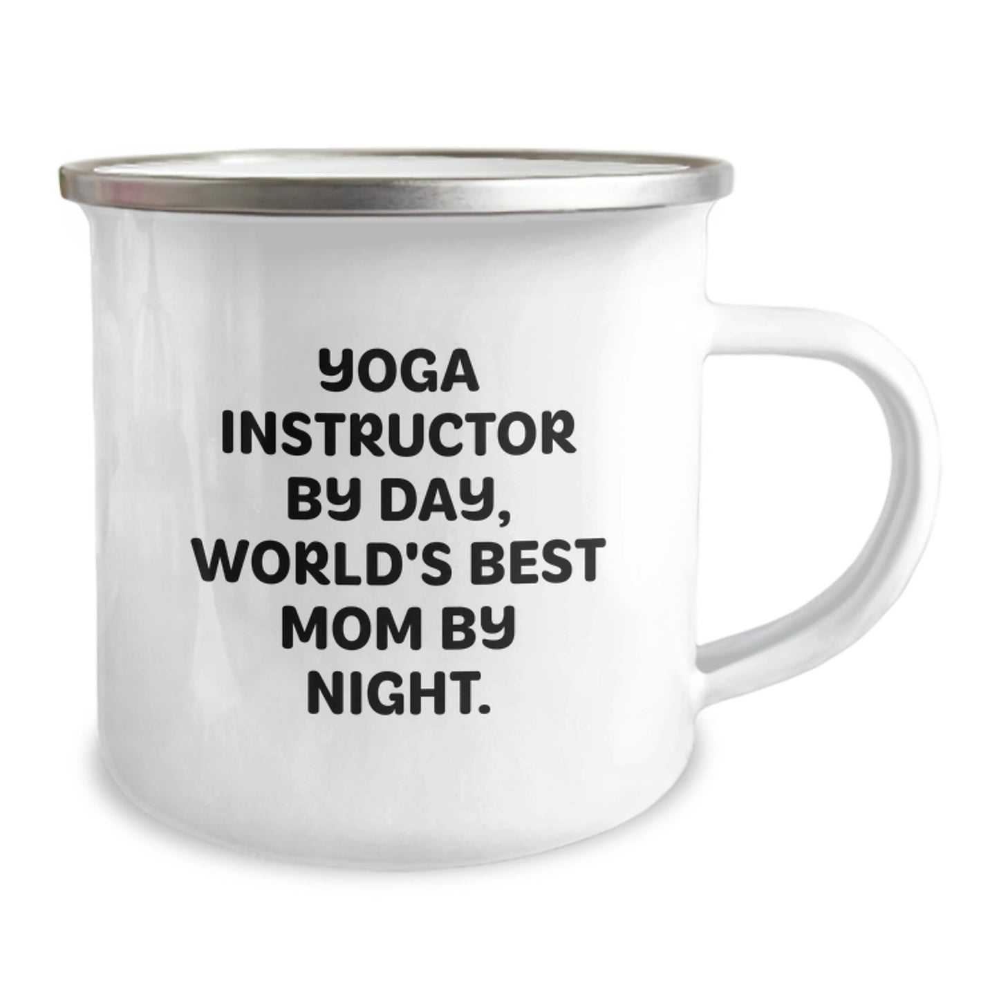 Funny Yoga Instructor Gifts for Men - Camping Mug from Mom by Night, Unique Christmas Unique Gifts - Image 2