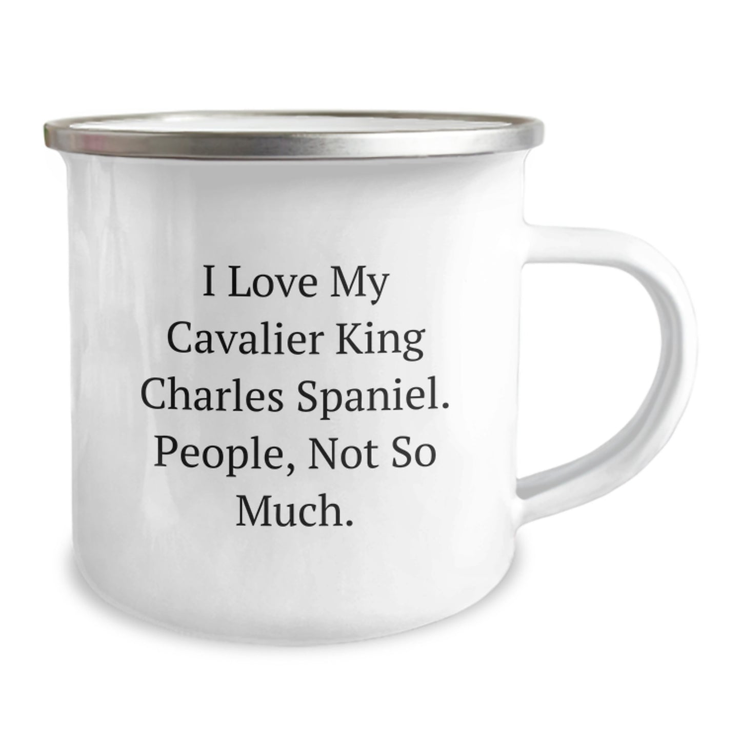 Funny Cavalier King Charles Spaniel Dog Gifts - Unique Christmas Memorable Presents for Men, Women, or Friends - Cavalier King Charles Spaniel Dog Lover Camping Mug - Image 2