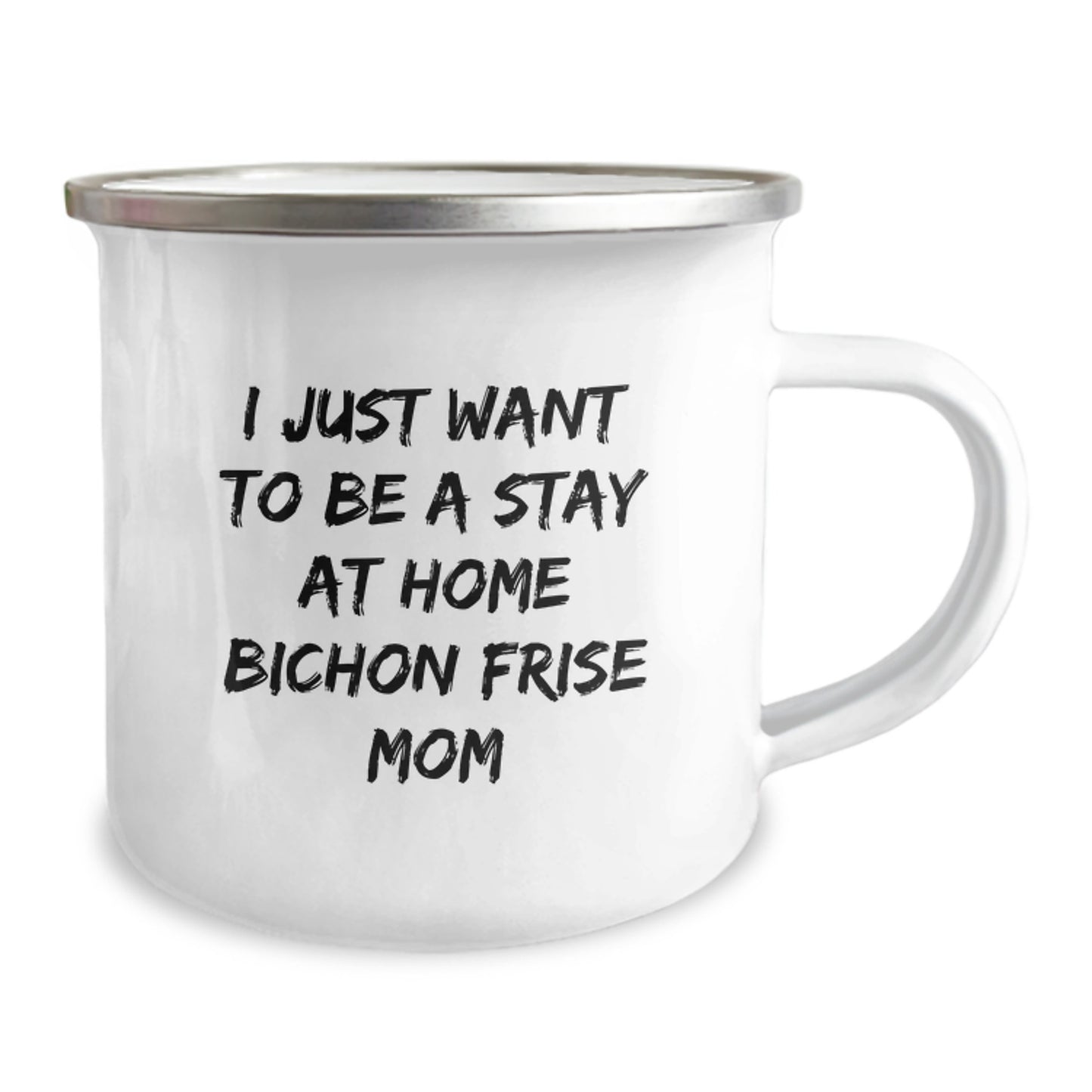 Bichon Frise Dog Mom Funny Quotes Camping Mug Gifts from Mom to Bichon Frise Dog Lover Unique Christmas Unique Gifts - Image 2