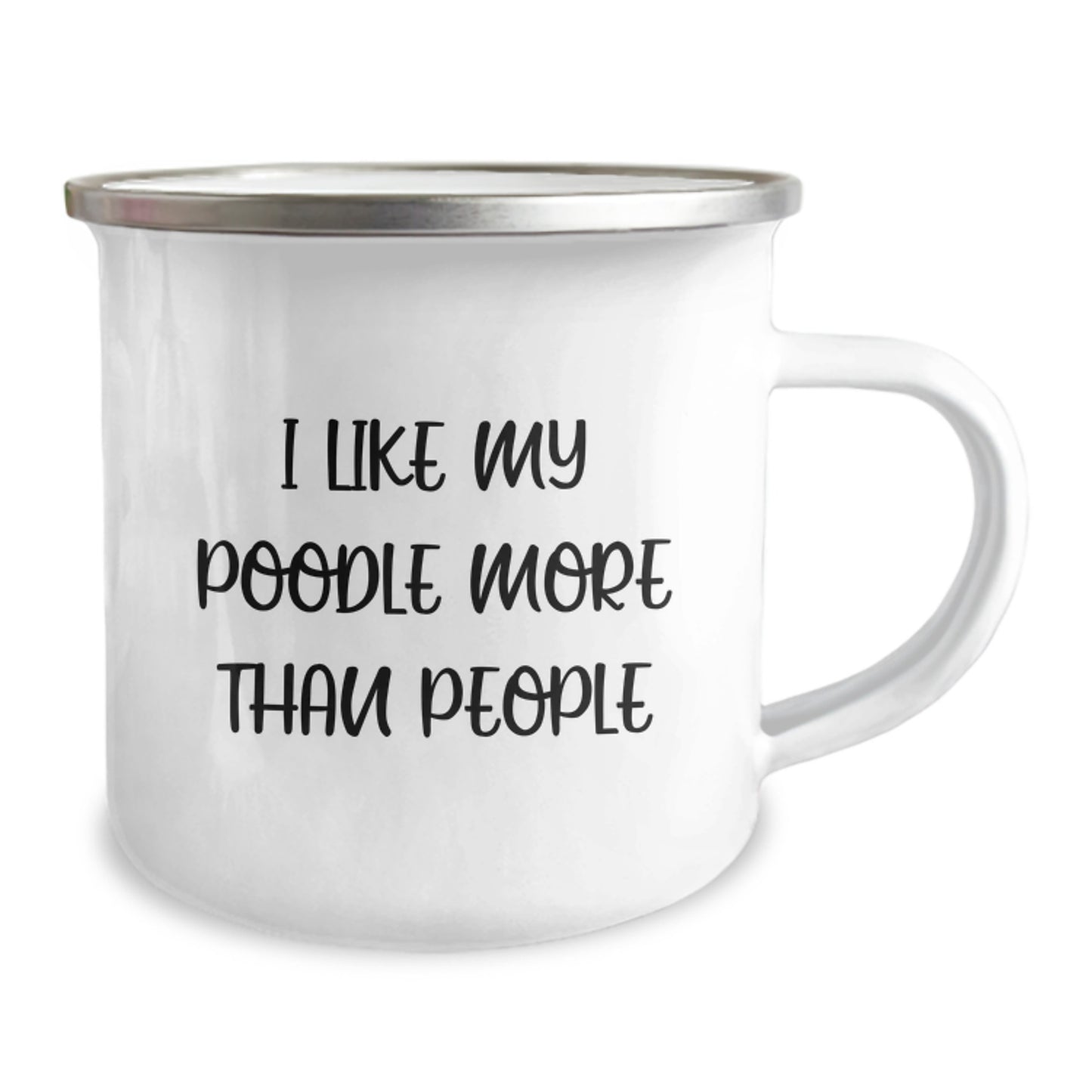 Poodle Dog Camping Mug Funny Gifts from Friends for Poodle Dog Lovers Birthday Unique Gifts - Image 2
