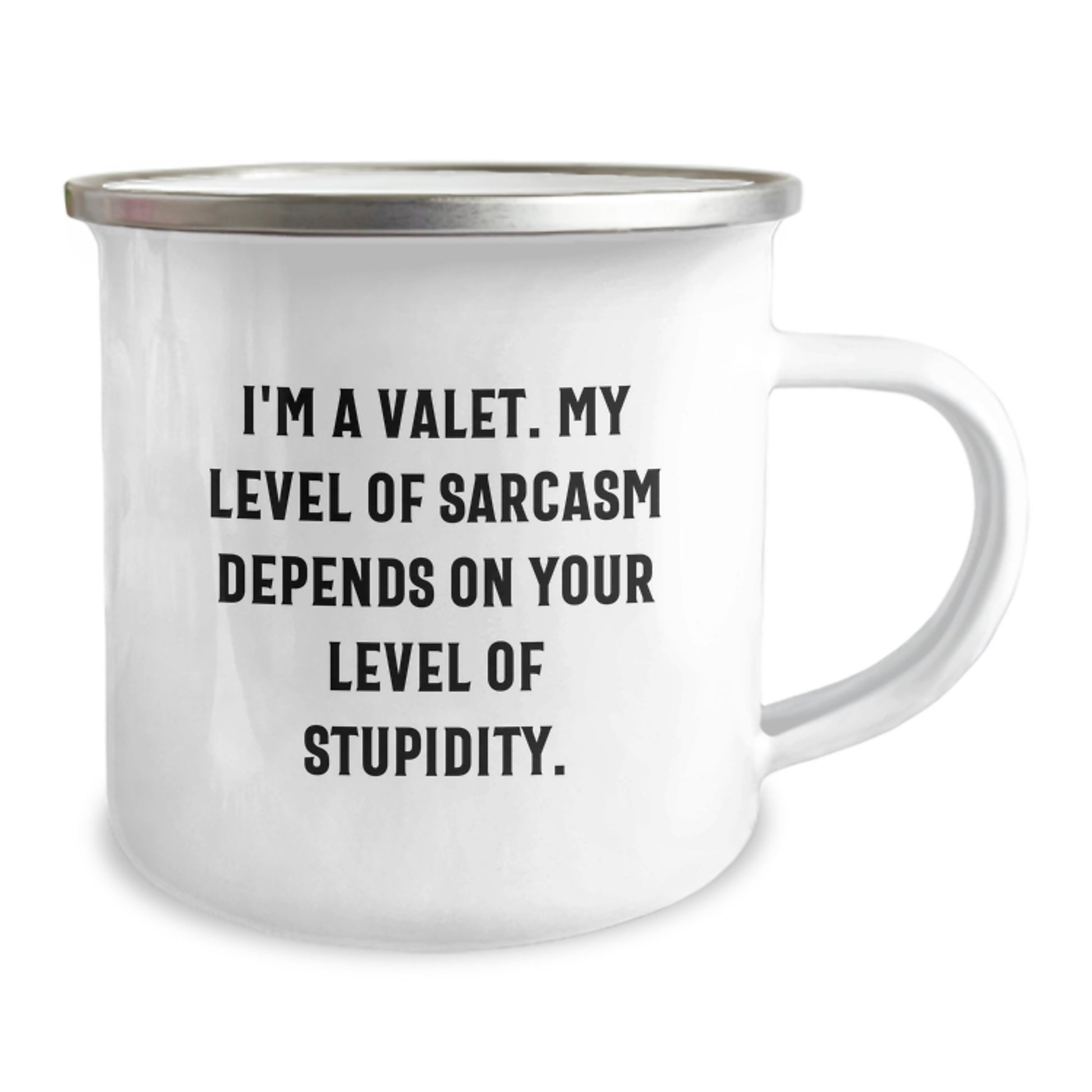 Gifts from Friends to Valet, Funny Sarcasm Camping Mug, Unique Christmas Unique Gifts for Him - Image 2