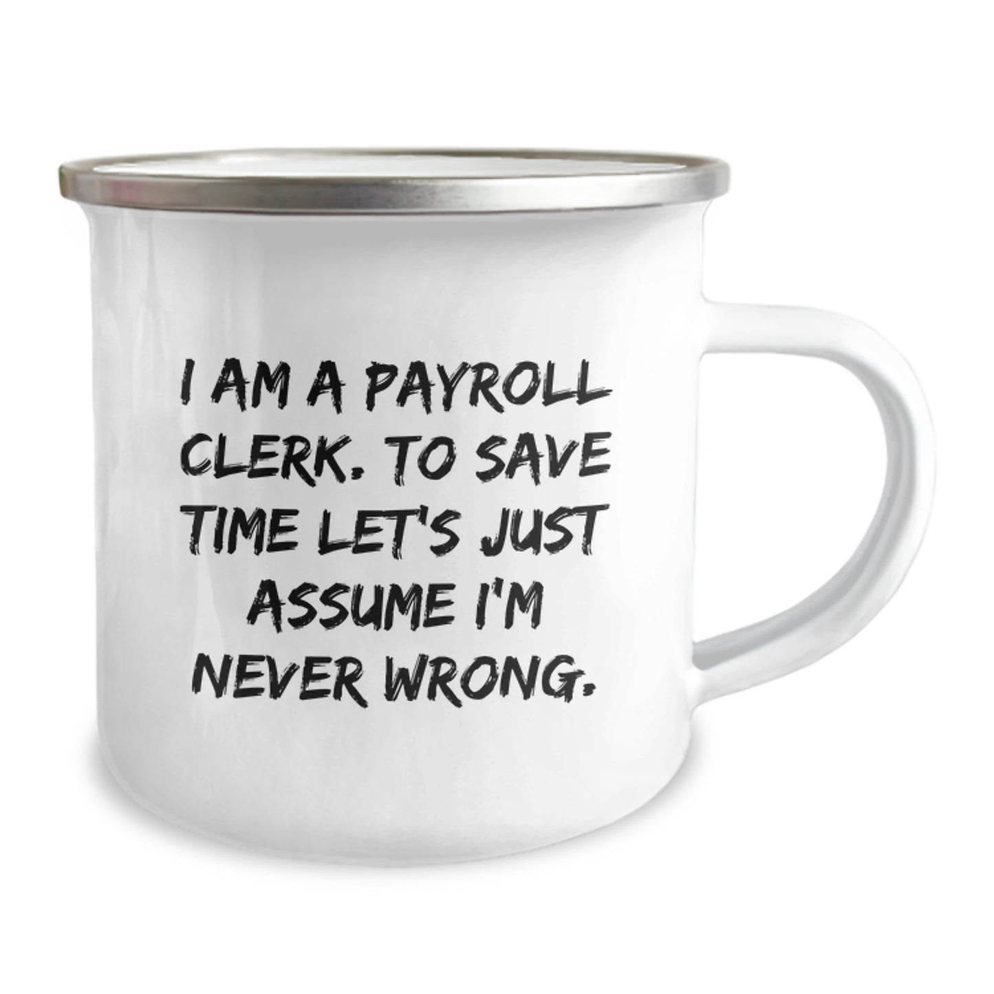 Gifts from Friends for Payroll Clerks - Funny Camping Mug for Christmas Unique Presents - Image 2