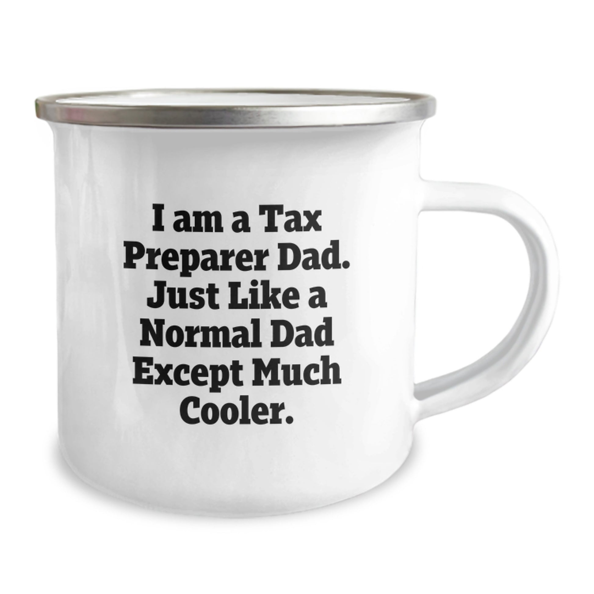 Funny Tax Preparer Gifts for Men, Camping Mug from Dad, I Am A Tax Preparer Dad, Christmas Unique Gifts - Image 2