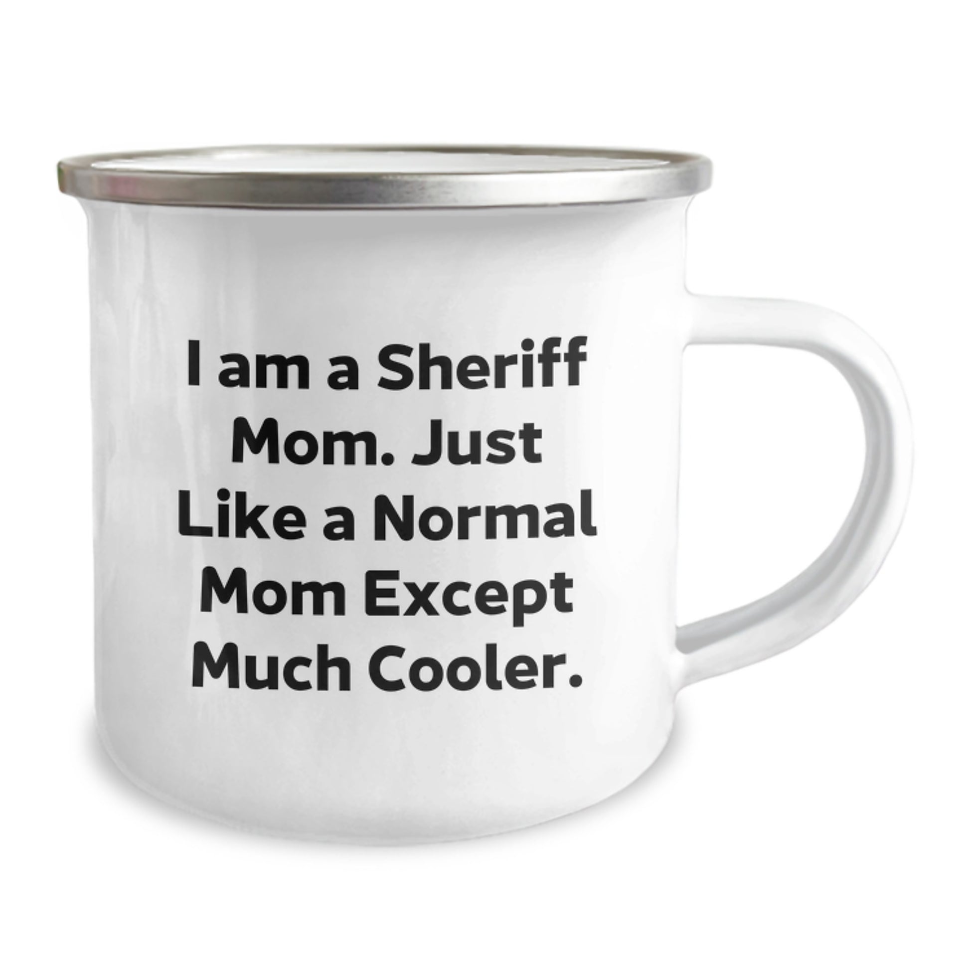 Sheriff Mom Gifts from Family for Christmas Unique Sheriff Camping Mug Funny Quote - Image 2