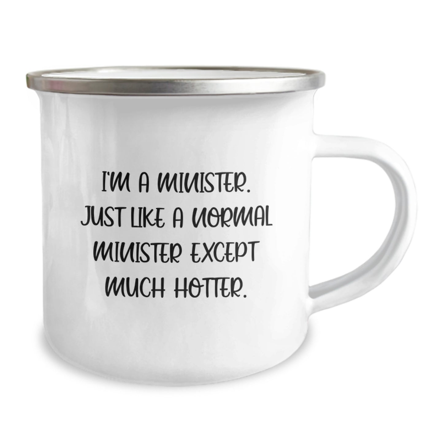 Funny Minister Gifts, Camping Mug for Ministers with Humorous Quote, Unique Father's Day Unique Gifts from Friends or Family - Image 2