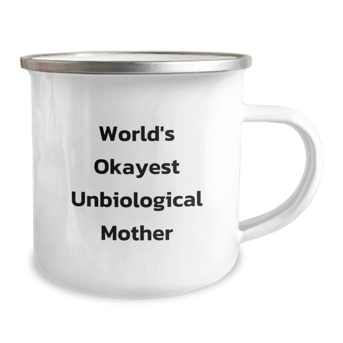 Funny Unbiological Mother Unbiological Mother Gifts from Men to Unbiological Mother World's Okayest Unbiological Mother Christmas Unique Gifts - Image 2
