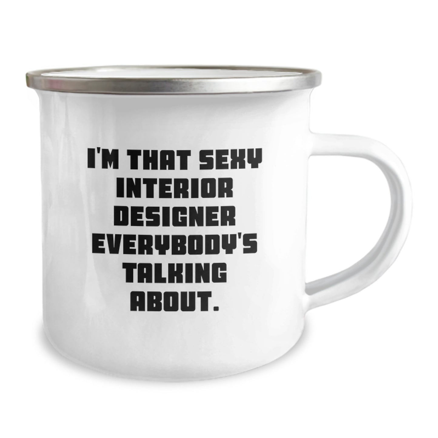 Funny Interior Designer Gifts for Men from Friends, 'I'm That Sexy Interior Designer Everybody's Talking About' Christmas Unique Mugs - Image 2