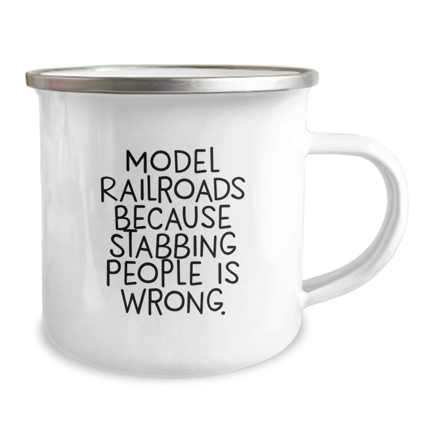 Funny Model Railroads Gifts for Men, Camping Mug with Quote - Unique Christmas Unique Gifts from Friends - Image 2