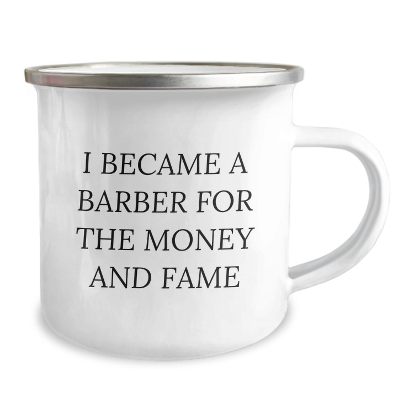 Funny Barber Quotes Christmas Unique Gifts from Friends to Barber Men, Unique Camping Mug for Barber Enthusiasts, Barber Inspired Mugs for Him - Image 2