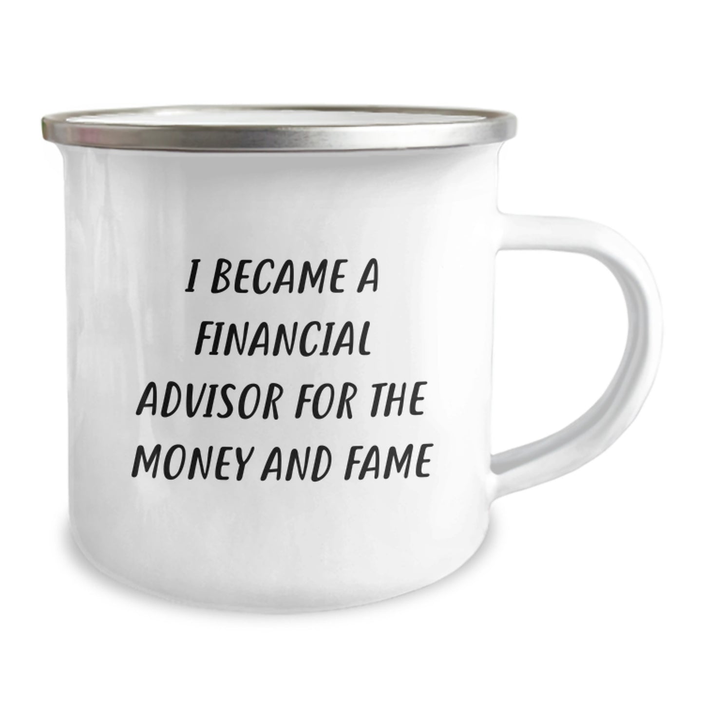 Funny Gifts from Friends for Financial Advisors, Unique Camping Mug, Christmas Unique Gifts for Women, Men - Image 2
