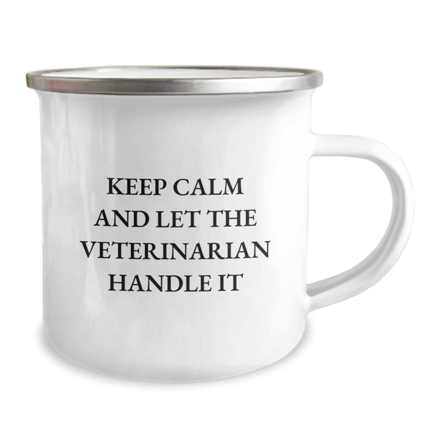 Funny Veterinarian Gifts Christmas Unique Mugs from Family to Veterinarian Friends - Keep Calm And Let The Veterinarian Handle It - Image 2