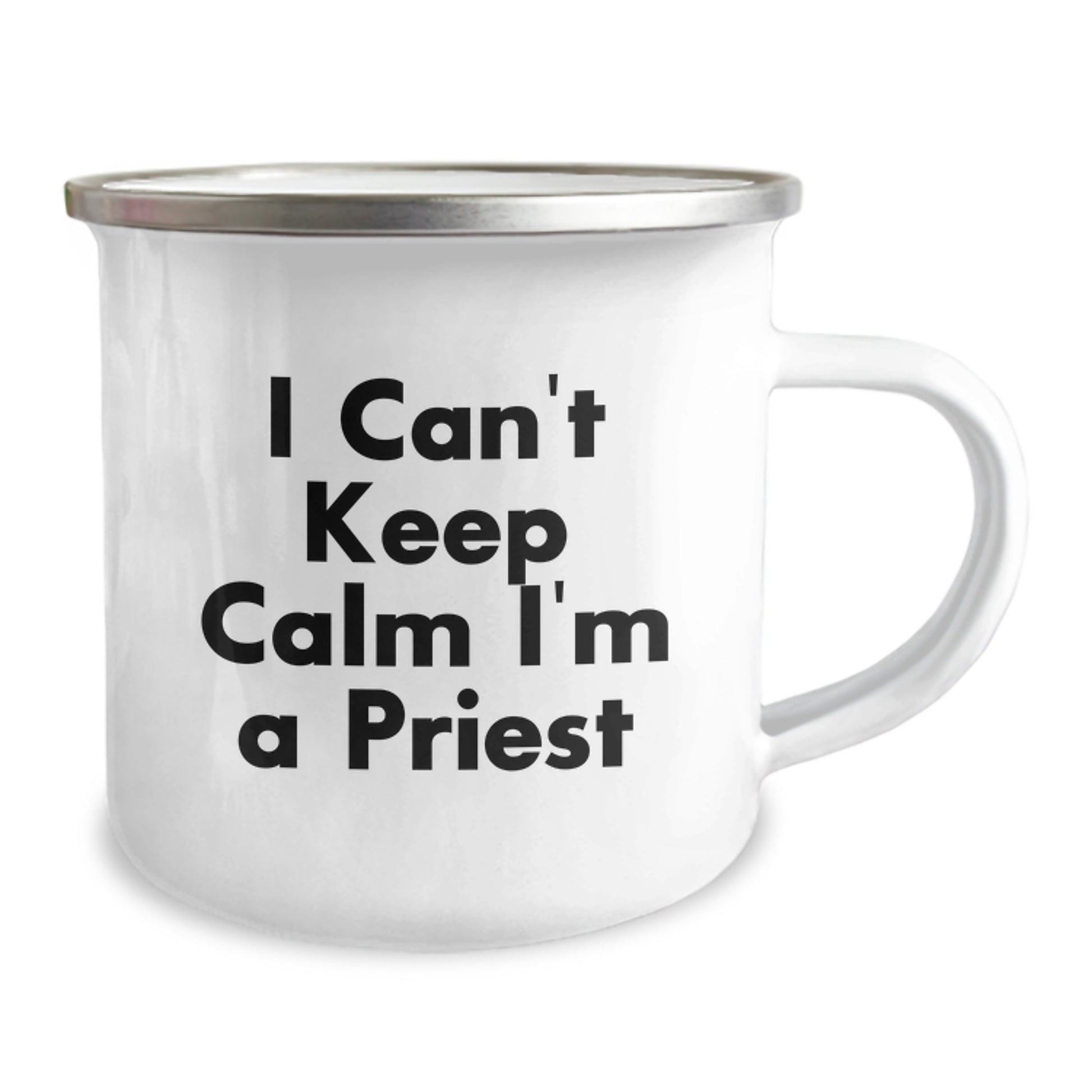 Funny Priest Gifts for Men, I'm A Priest Camping Mug, Christmas Unique Presents from Family to Friends - Image 2