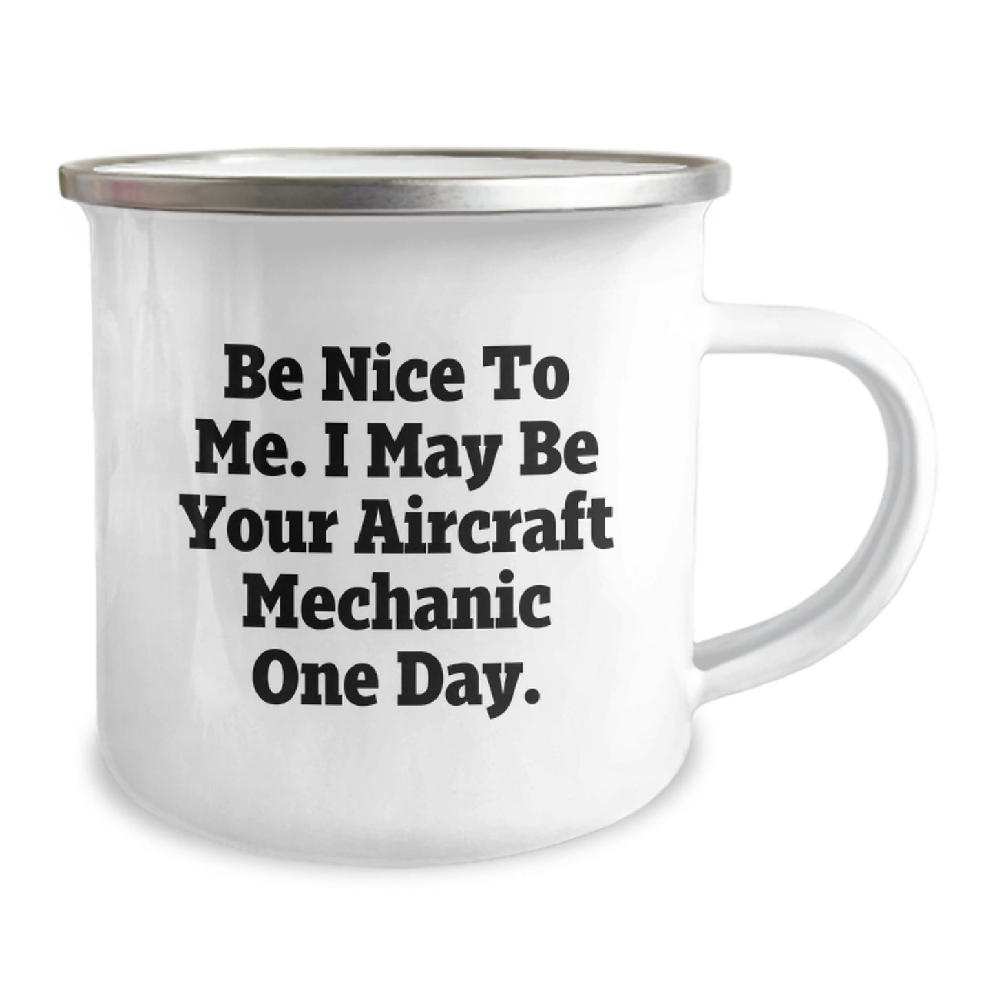 Funny Aircraft Mechanic Inspirational Gifts from Friends to Friends Unique Christmas Unique Gifts for Men Women Family Aircraft Mechanic Camping Mug - Image 2
