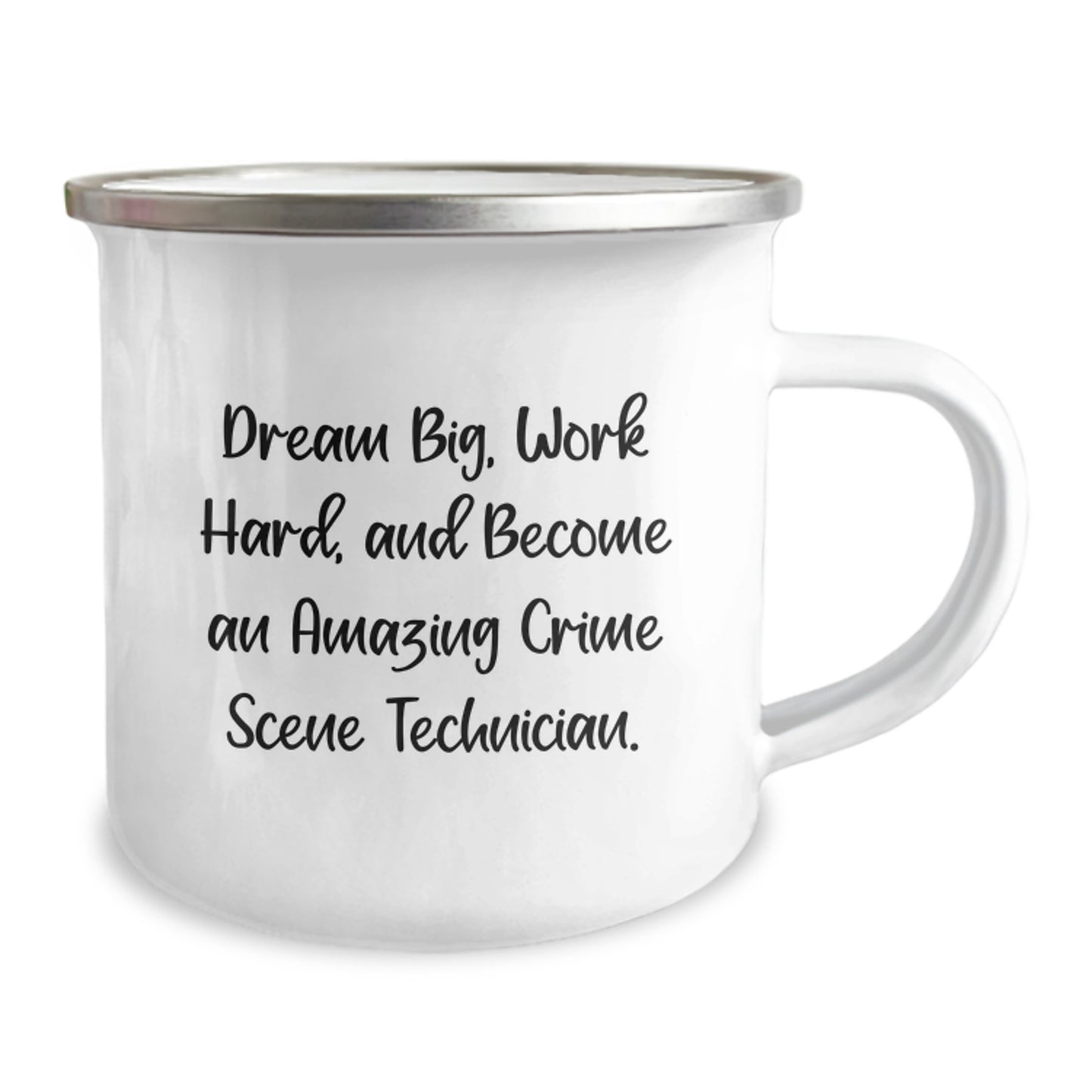 Gifts from Friends for Crime Scene Technician - Funny Camping Mug, 'Dream Big' Inspirational Quote, Christmas Unique Gifts - Image 2