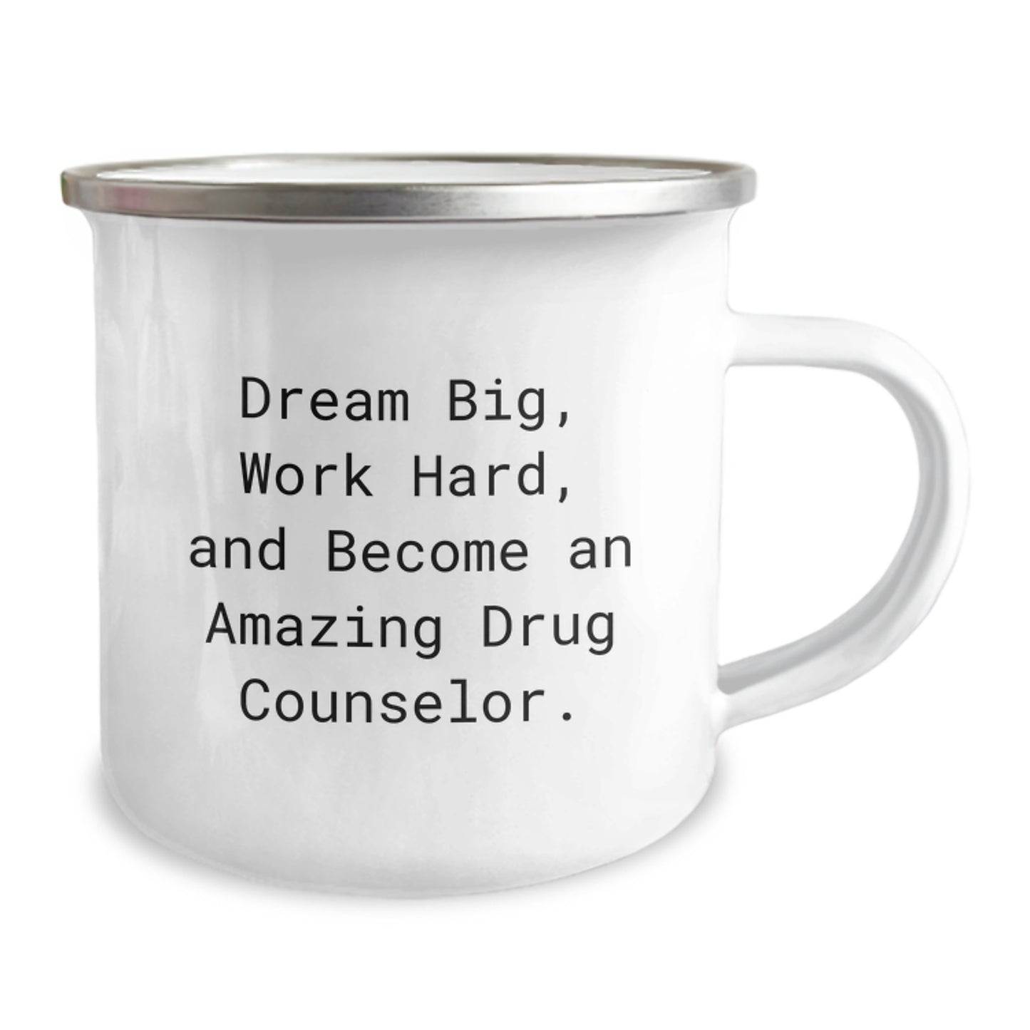 Funny Drug Counselor Camping Mug Gifts from Friends and Family - Inspirational Quote for a Drug Counselor - Unique Christmas Unique Gifts for Men and Women - Image 2