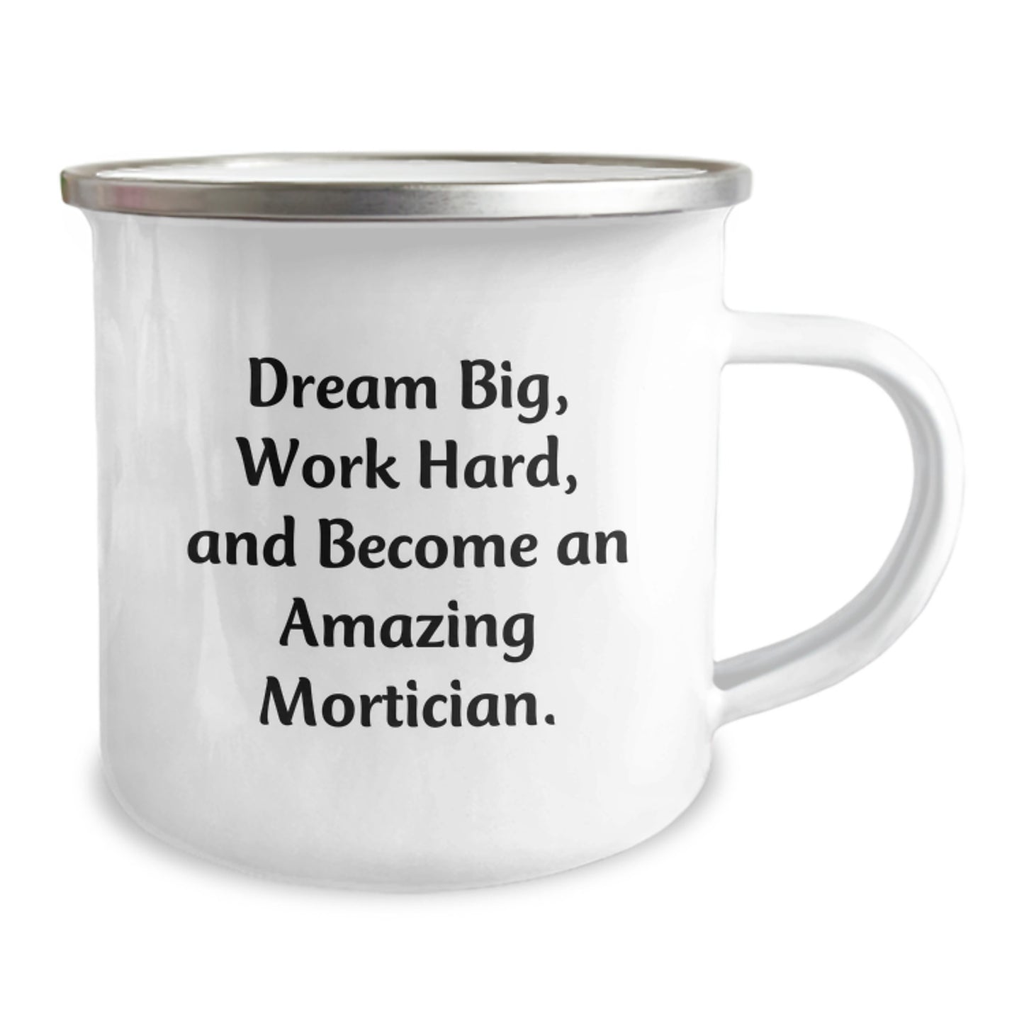 Funny Mortician Gifts from Friends to Mortician Men - Christmas Unique Inspirational Quotes on Camping Mug - Image 2