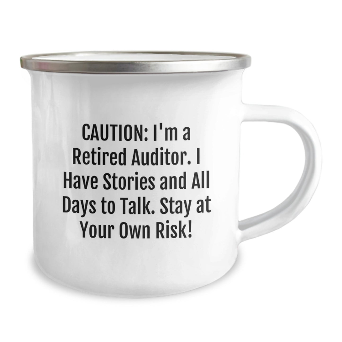 Auditor Camping Mug - Funny Quote, Christmas Unique Gifts for Auditor Friends, Men, Women, Coworkers, Family, Gifts from Family, Friends, Coworkers, Men, Women, Perfect for Auditor Enthusiasts - Image 2
