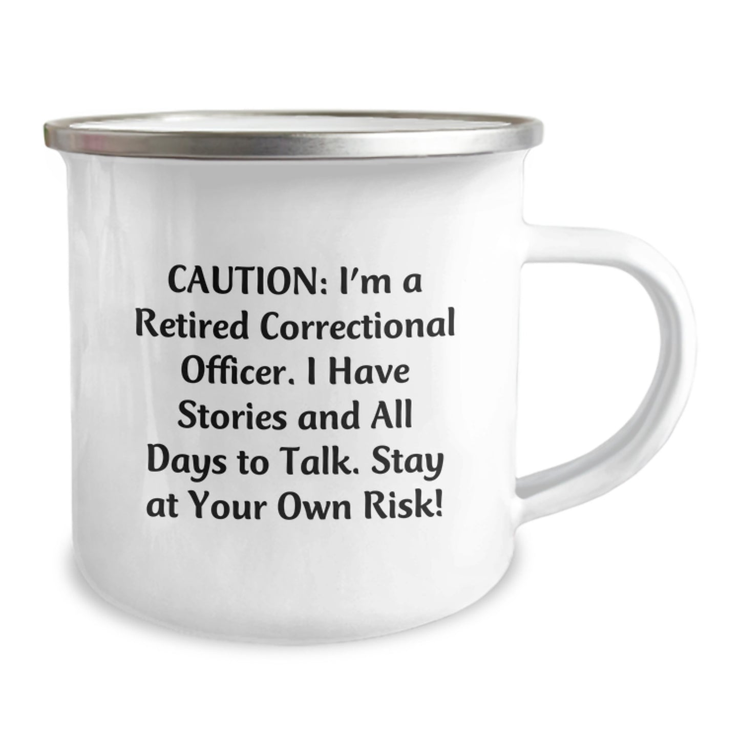 Funny Correctional Officer Gifts for Men, Unique Christmas Unique Gifts from Friends to Correctional Officer, Correctional Officer Camping Mug with Quirky Quote - Image 2