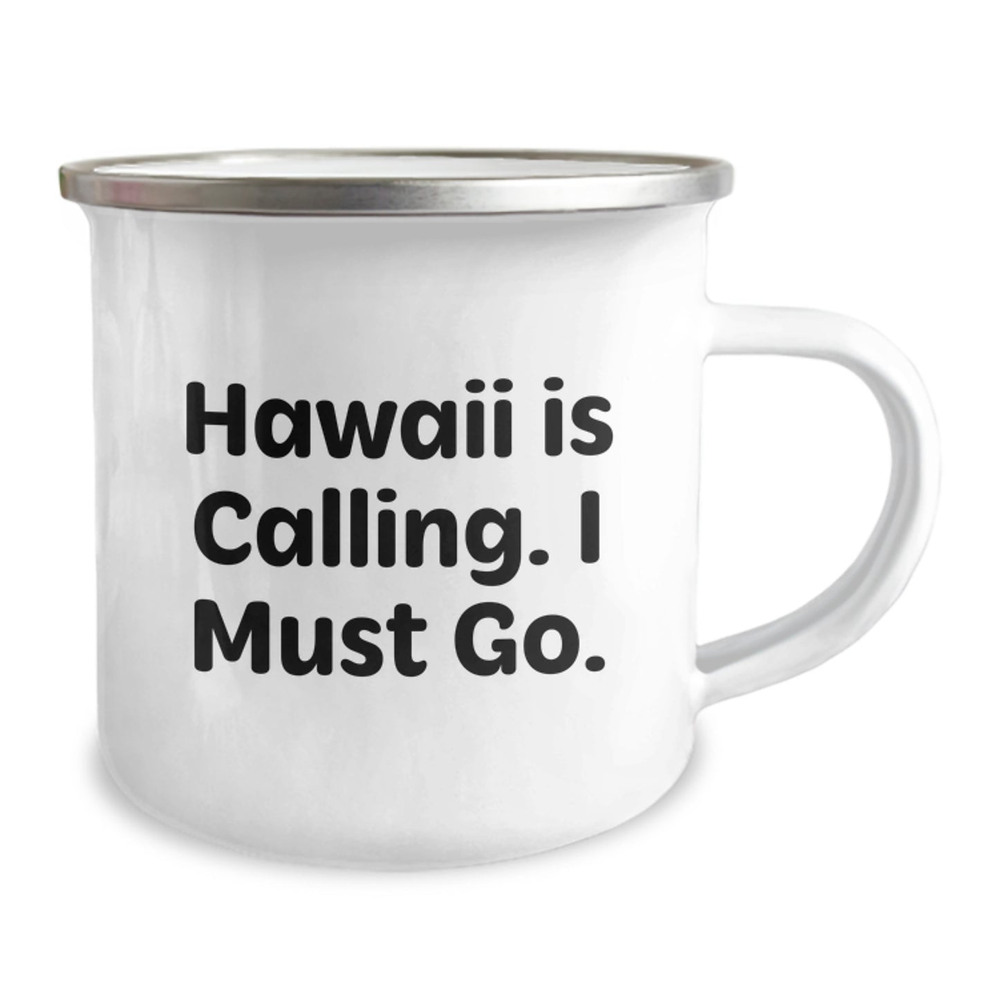 Aloha Gifts from Friends and Family - Hawaii Calling Camping Mug with Inspirational Quote for Christmas - Image 2