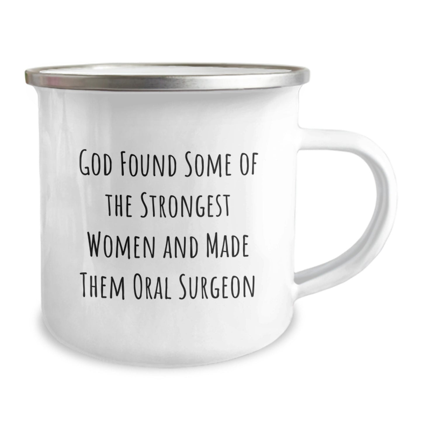Funny Oral Surgeon Mugs - Gifts from Friends - God Found Some Of The Strongest Women Quote - Christmas Unique Gifts for Oral Surgeon Women - Image 2