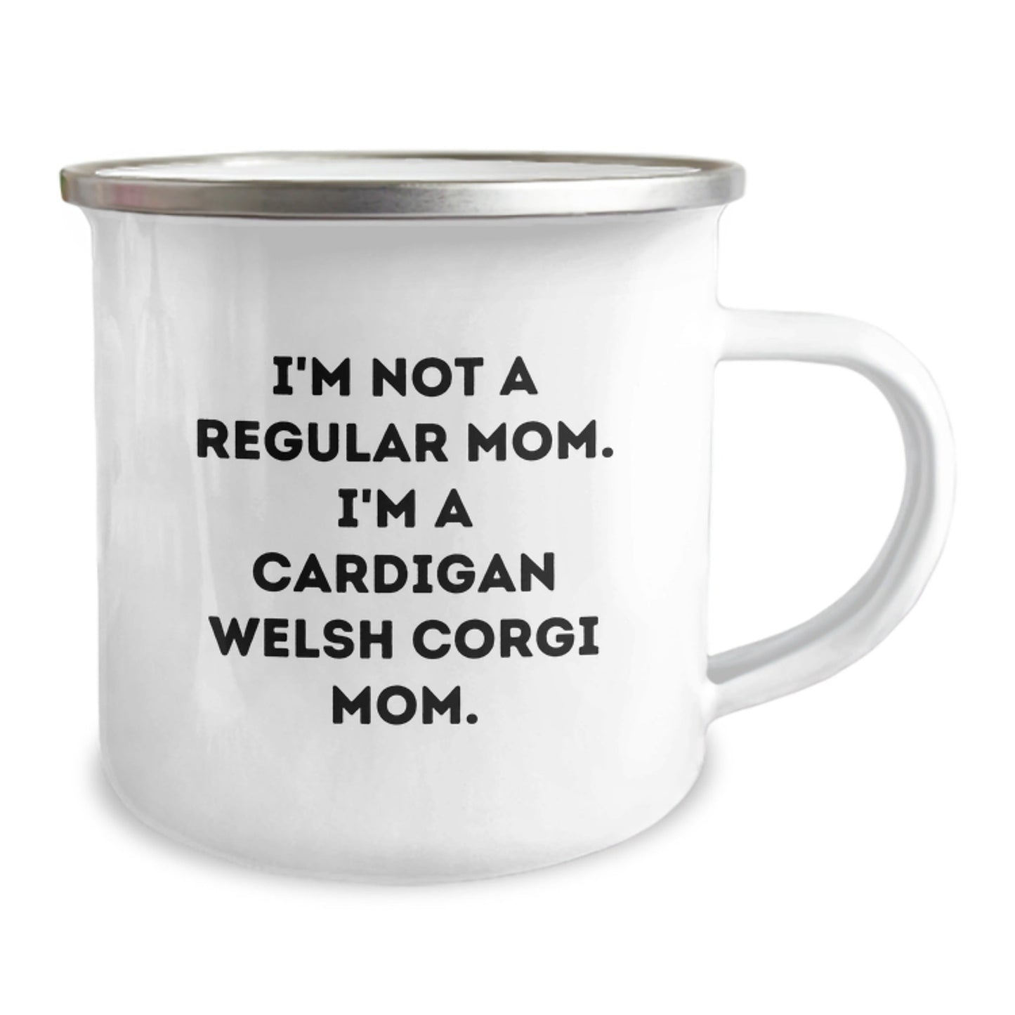 Cardigan Welsh Corgi Mom Funny Camping Mug Gifts from Friends for Cardigan Welsh Corgi Dog Graduation Unique Gifts - Victory Thru Vision