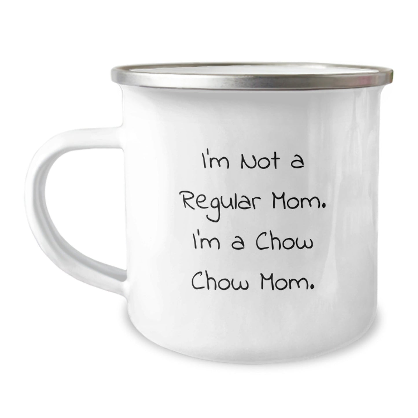 Chow Chow Dog Mom Gifts from Mom to Family Friends, Funny Camping Mug for Graduation Unique Gifts - Victory Thru Vision