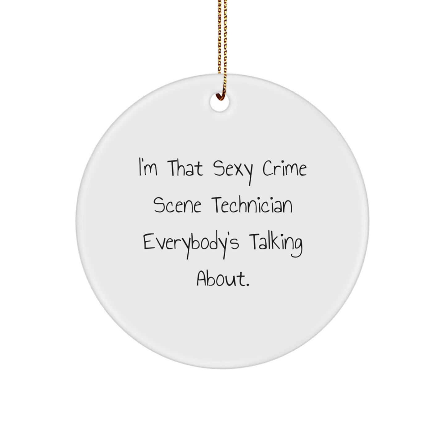 Funny Crime Scene Technician Christmas Unique Gifts from Friends for Crime Scene Technician Lovers - Image 1