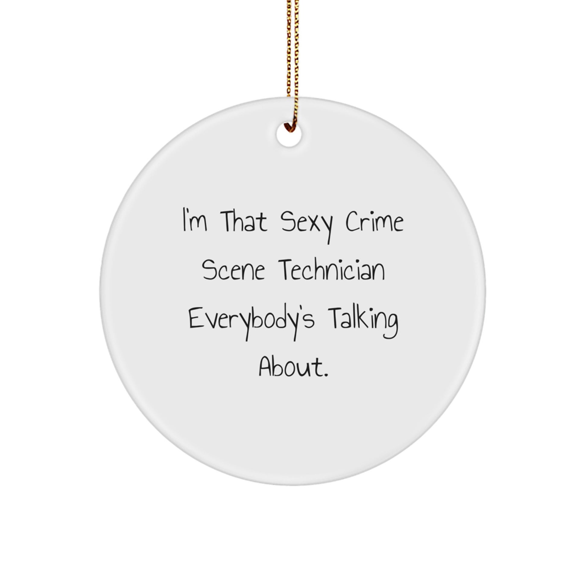 Funny Crime Scene Technician Christmas Unique Gifts from Friends for Crime Scene Technician Lovers - Image 1