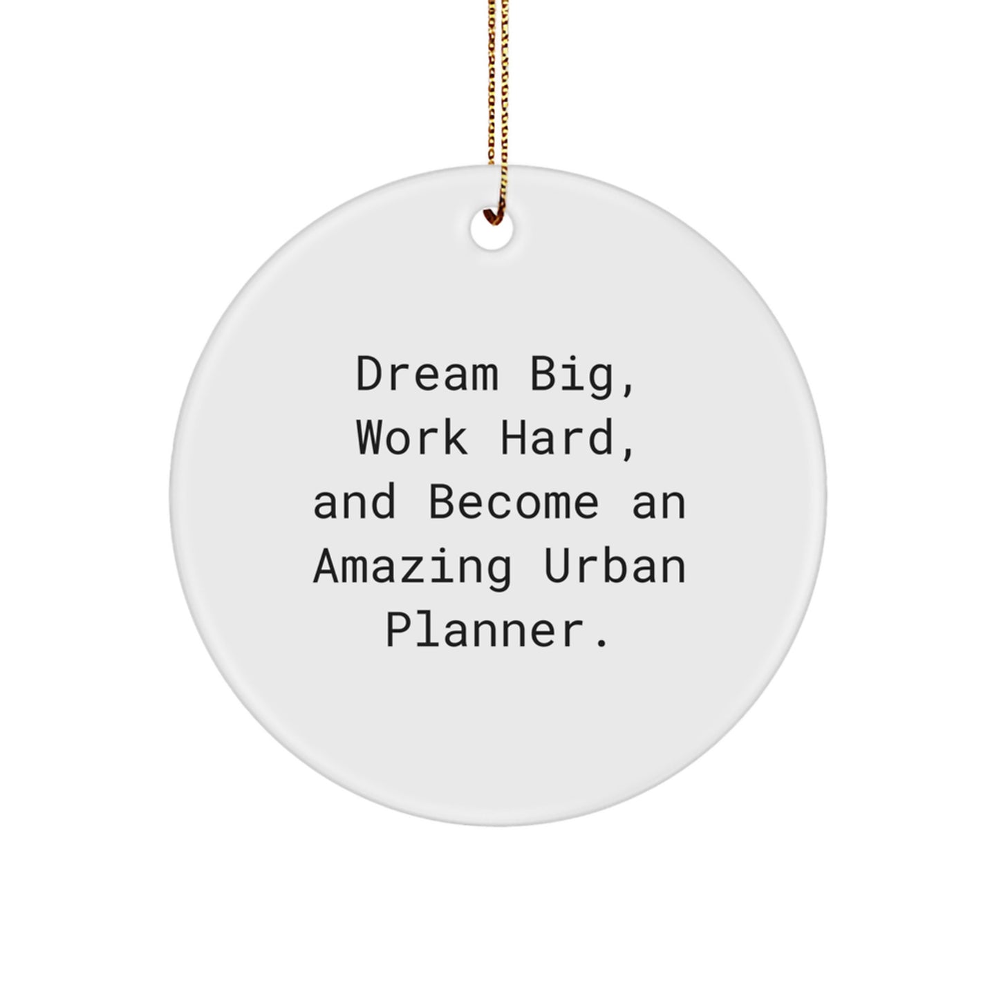Funny Inspirational Urban Planner Gifts from Mom for Urban Planner Christmas Unique Ornaments - Image 1