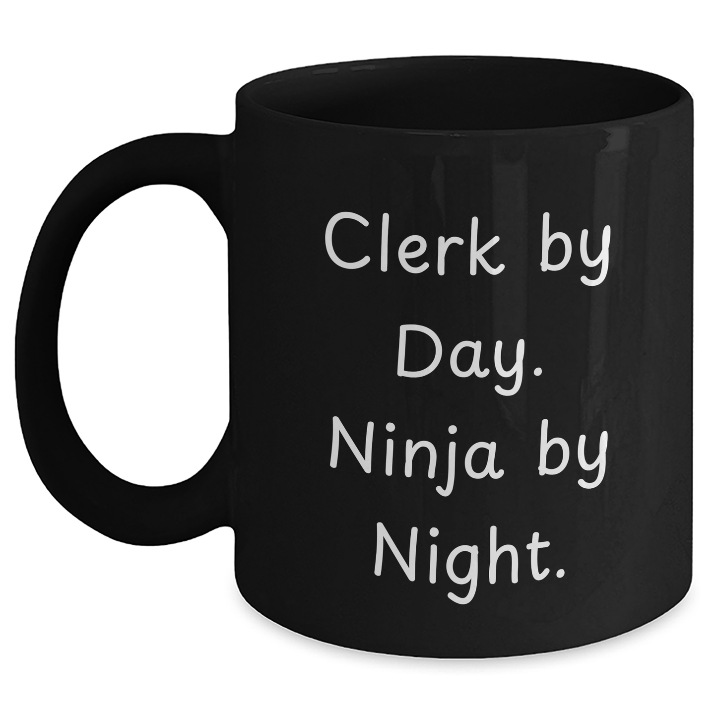Clerks By Day, Ninjas By Night Funny Graduation Gifts for Men from Friends, Coworkers - Victory Thru Vision