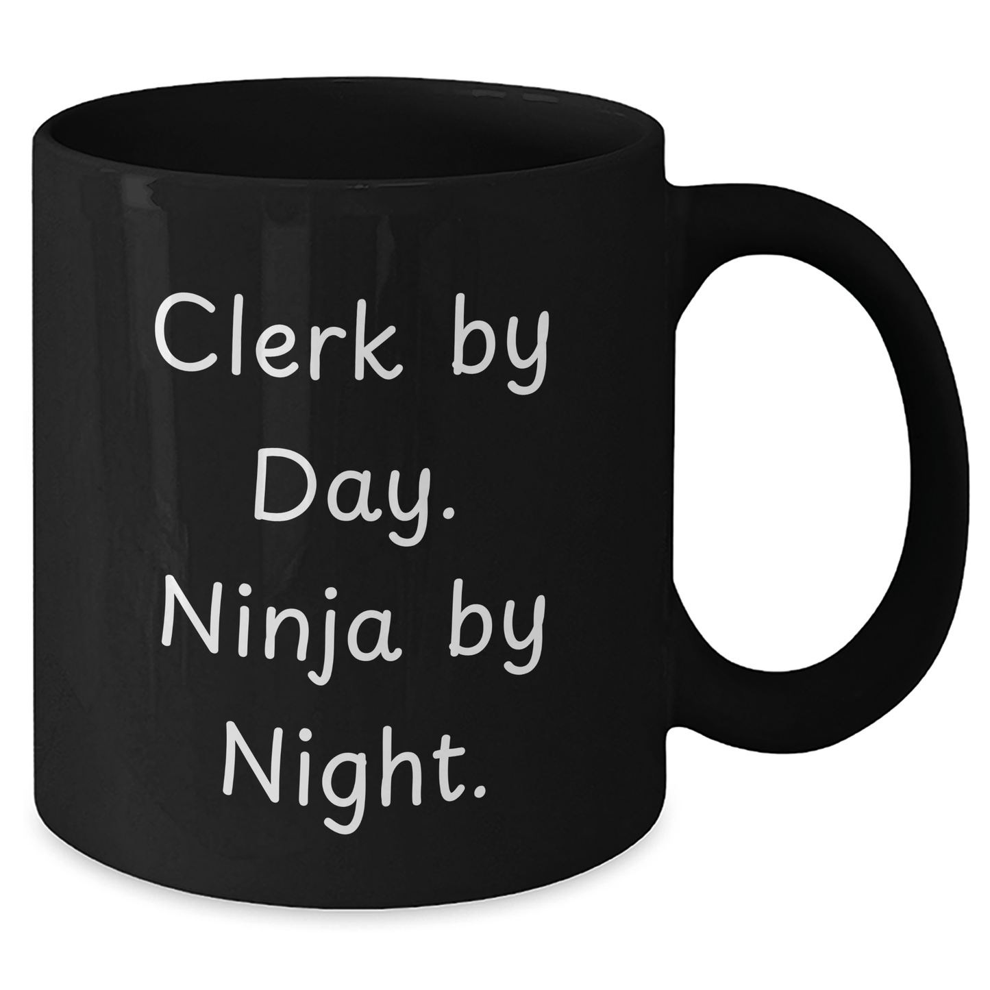 Clerks By Day, Ninjas By Night Funny Graduation Gifts for Men from Friends, Coworkers - Victory Thru Vision