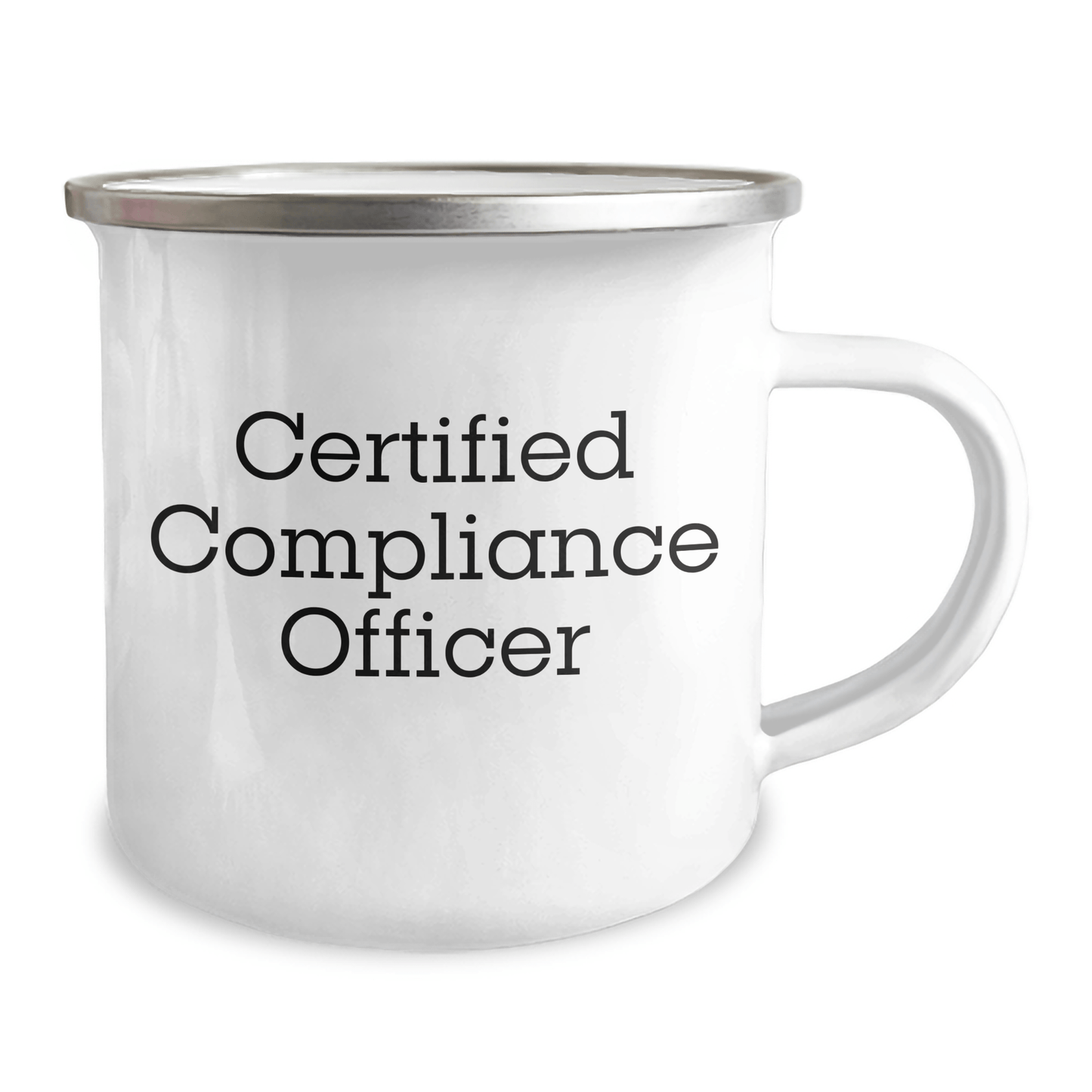 Compliance Officer Gifts for Men, Funny Quote 'Certified Compliance Officer' Camping Mug, Father's Day Unique Gifts from Family - Victory Thru Vision