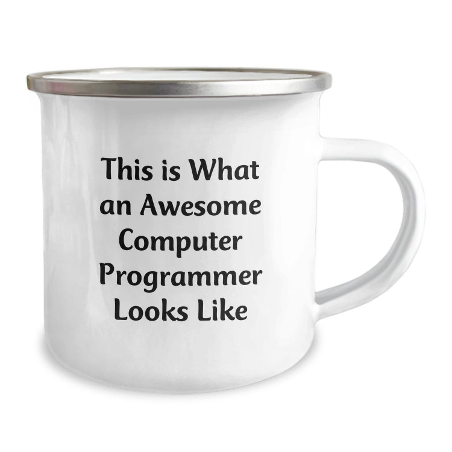 Computer Programmer Gifts from Friends, This Is What An Awesome Computer Programmer Looks Like, Graduation Unique Gifts for Men, Camping Mug for Computer Programmer - Victory Thru Vision