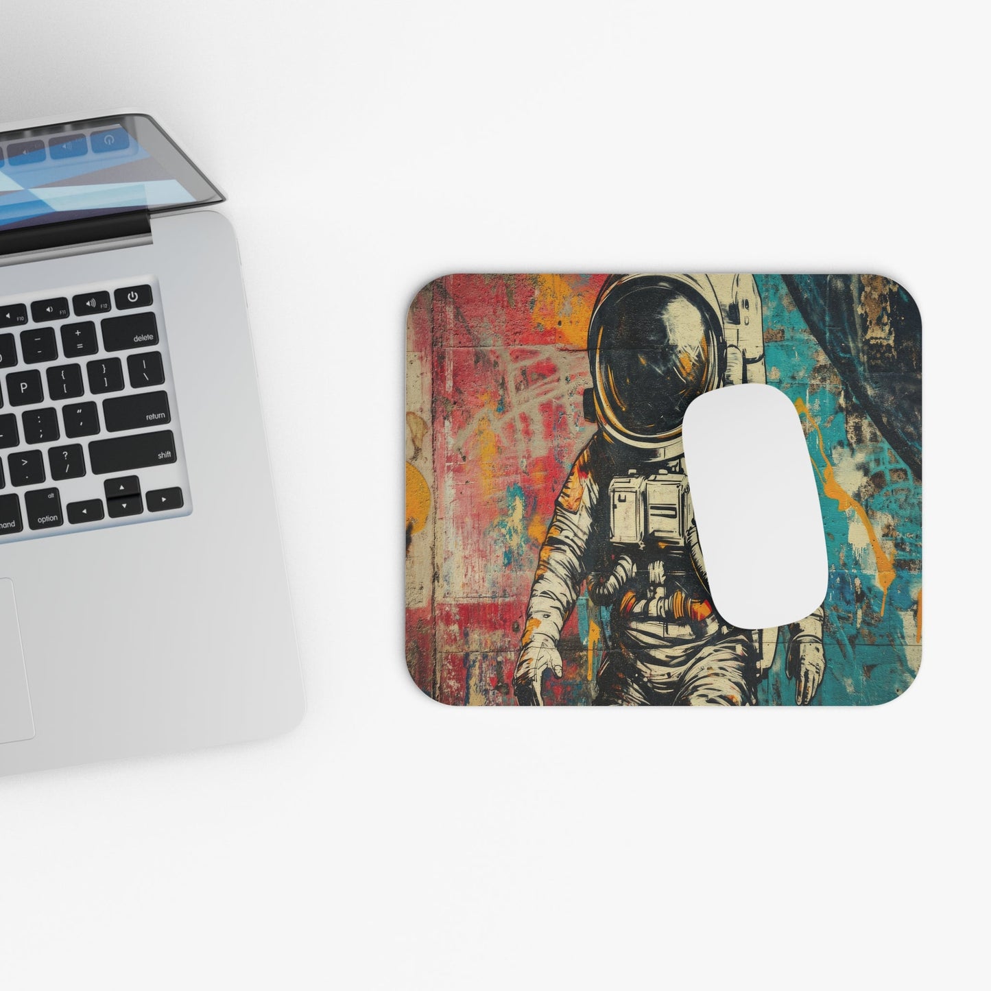 Cosmic Astronaut Mouse Pad - Space Theme Desk Accessory for Gamers and Space Lovers - Victory Thru Vision