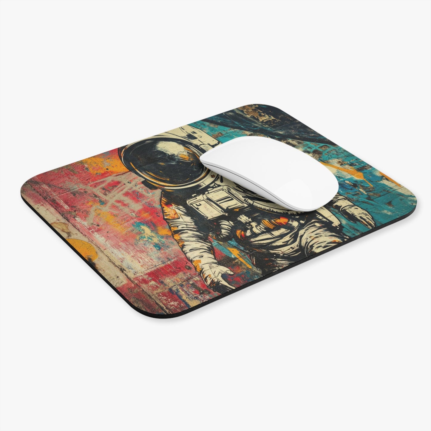 Cosmic Astronaut Mouse Pad - Space Theme Desk Accessory for Gamers and Space Lovers - Victory Thru Vision