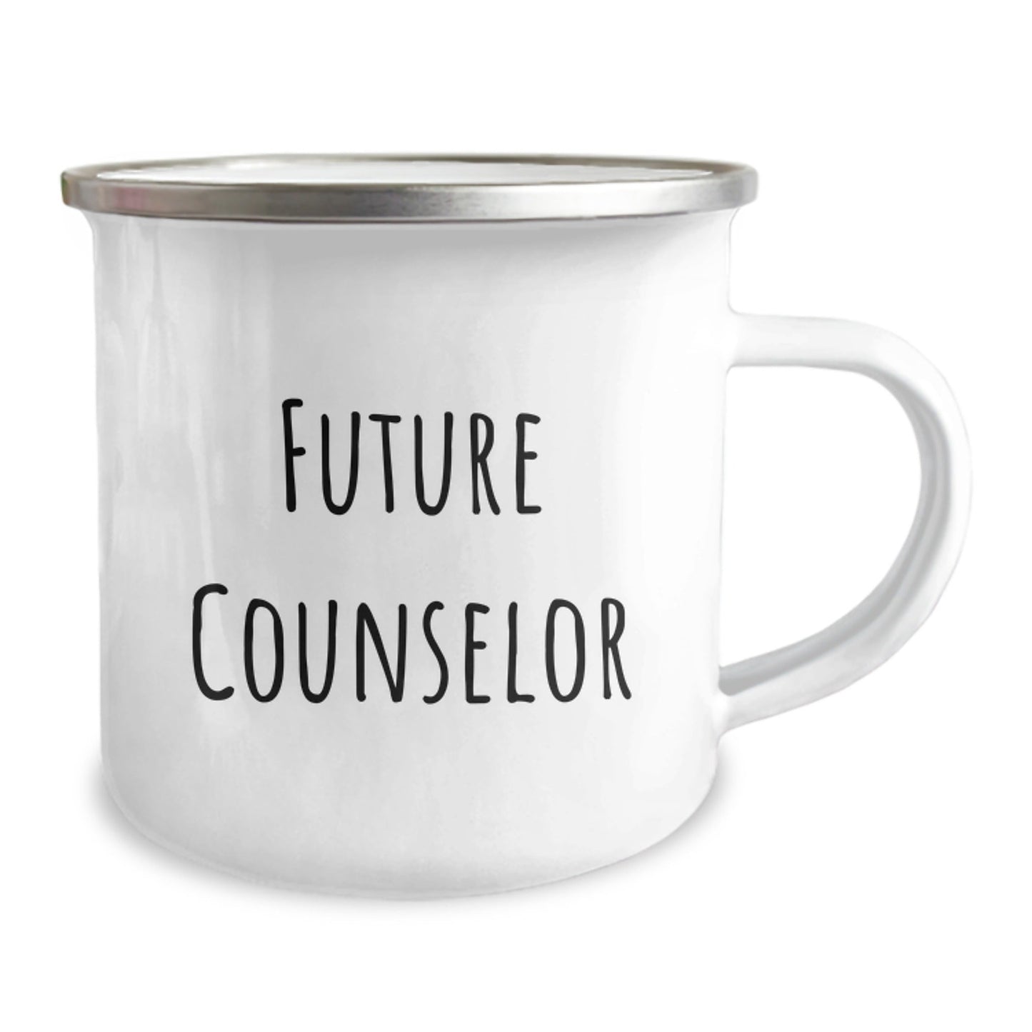 Counselor's Future Quote Gift, Funny Camping Mug for Counselor Graduation, Gifts from Friends, Unique Counselor Gifts for Men and Women - Victory Thru Vision