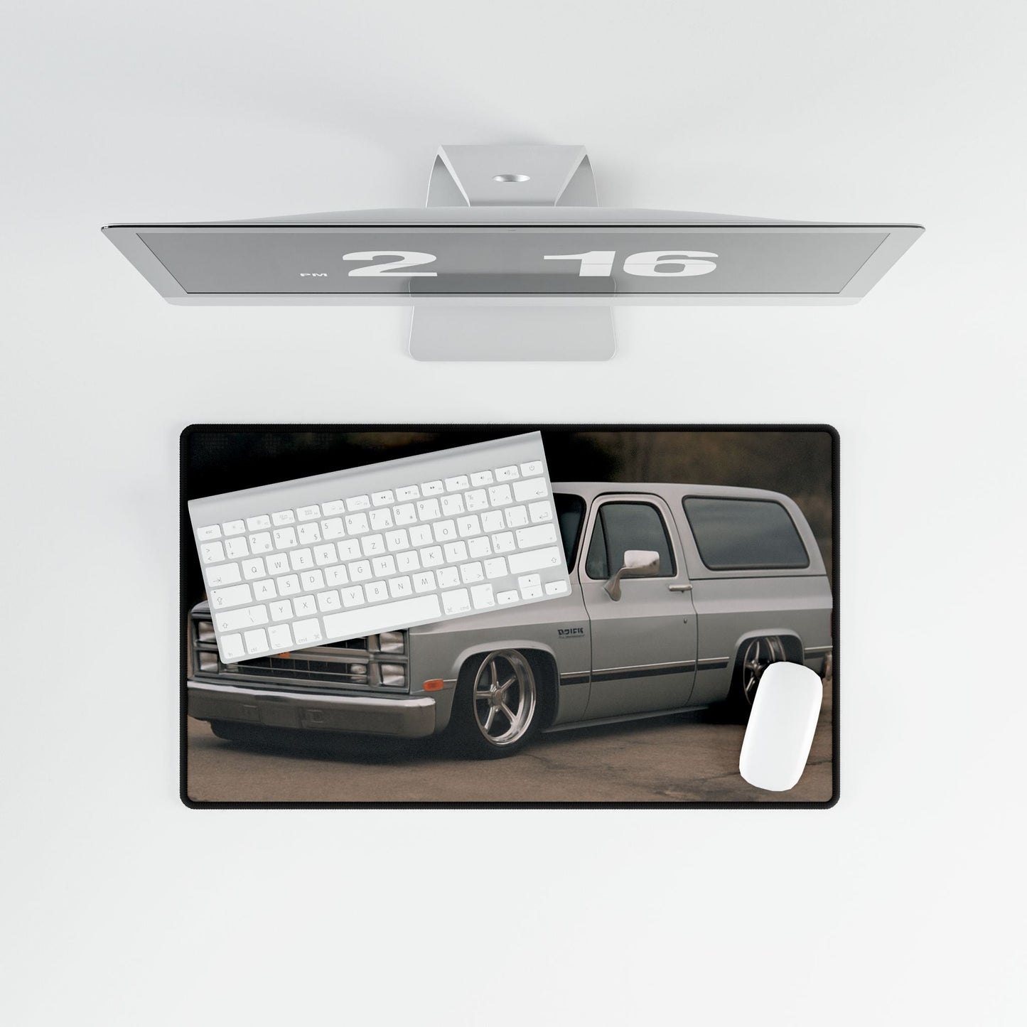 Desk Mat - Lowered 1986 Chevy Blazer Design - Victory Thru Vision