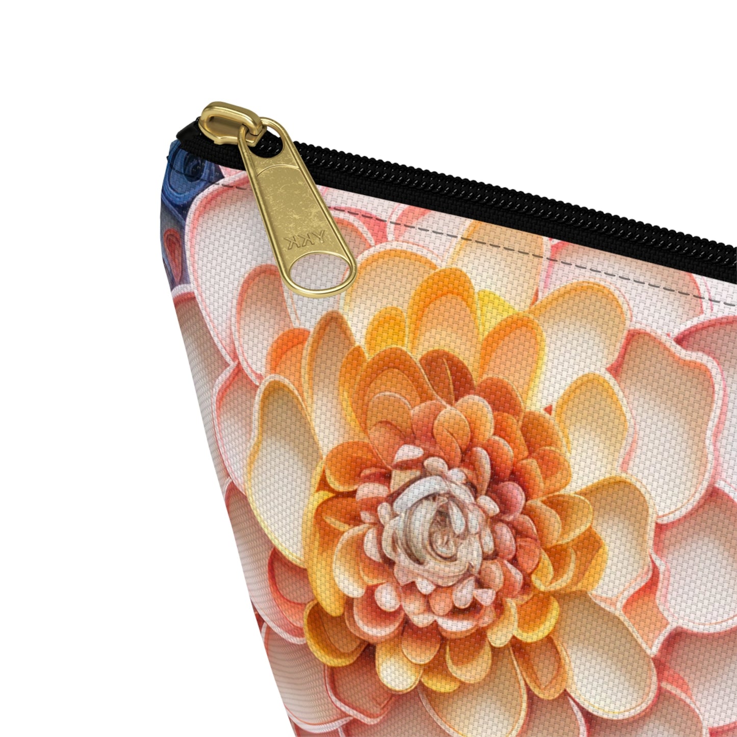 Echeveria Succulent Plant Organizer Case, Makeup Bag, Travel Storage, Floral Toiletry Pouch, Gift for Plant Lovers, Accessory Pouch - Victory Thru Vision