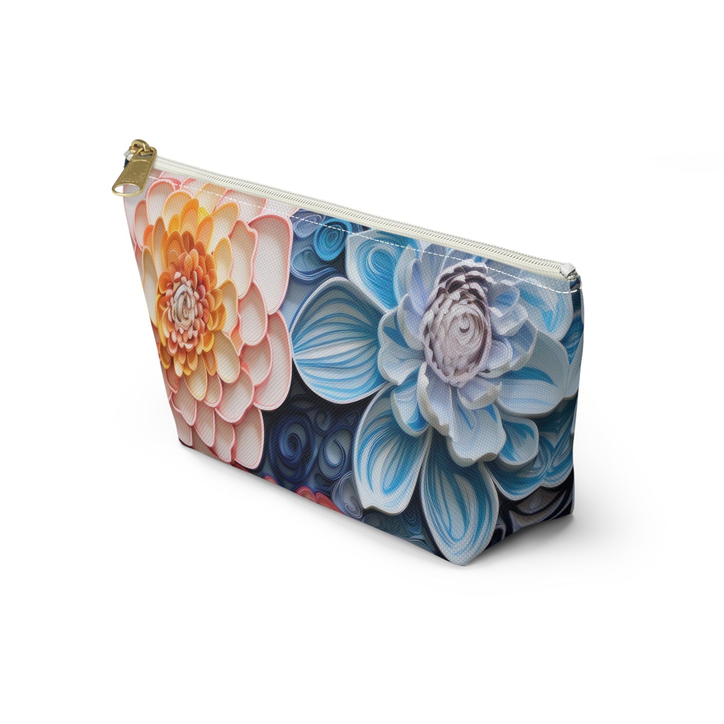 Echeveria Succulent Plant Organizer Case, Makeup Bag, Travel Storage, Floral Toiletry Pouch, Gift for Plant Lovers, Accessory Pouch - Victory Thru Vision