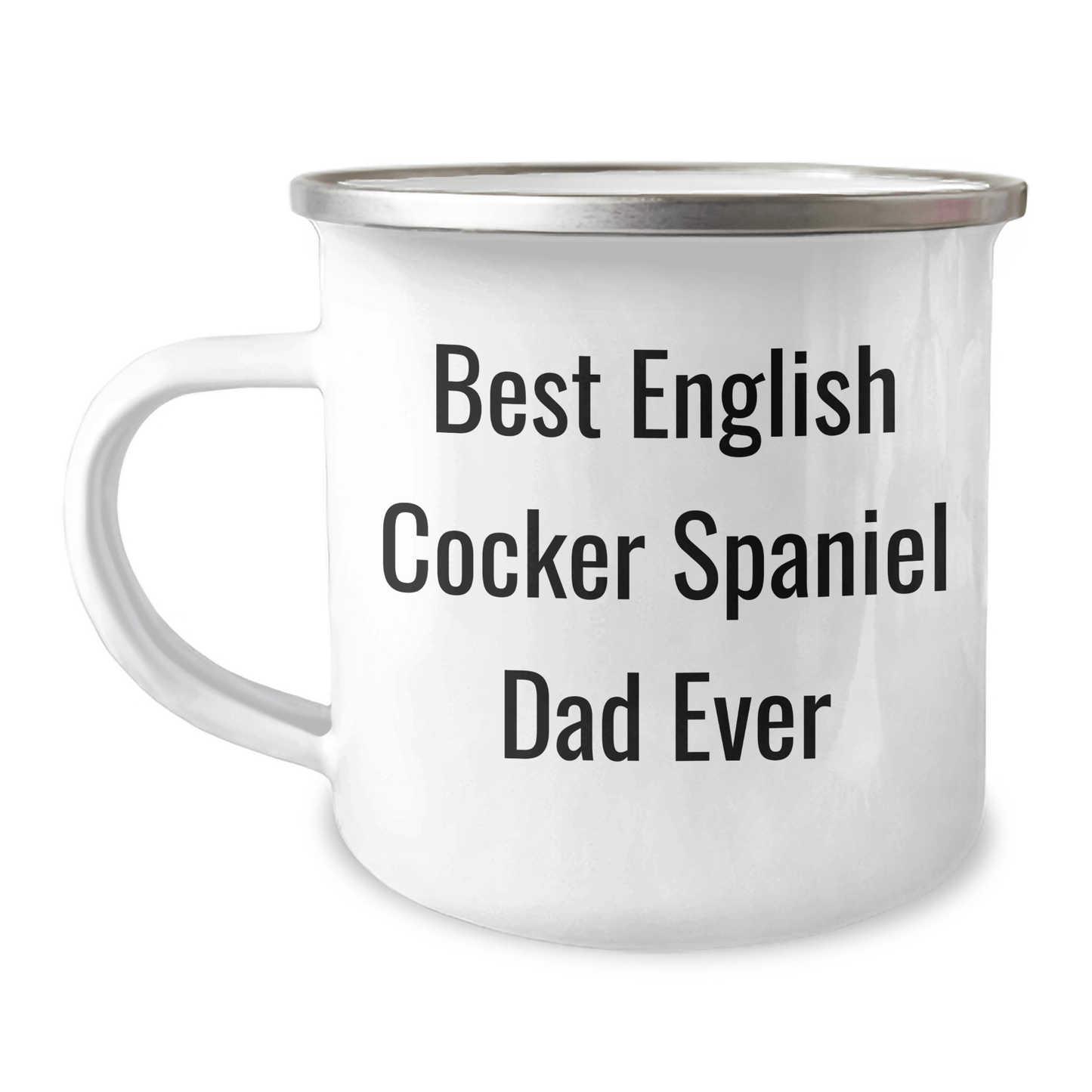 English Cocker Spaniel Dog Dad Ever Funny Camping Mug Gifts from Friends for Father's Day - Victory Thru Vision