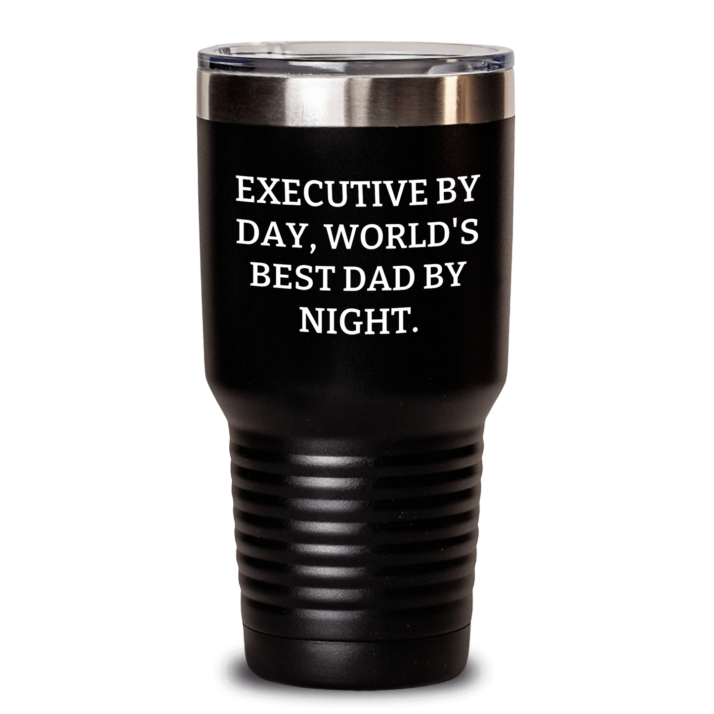 Executive Gifts - Funny Quote Tumbler for Mom, Gifts from Women, Unique Mother's Day Unique Gifts for Executive by Day, World's Best Dad by Night. - Victory Thru Vision