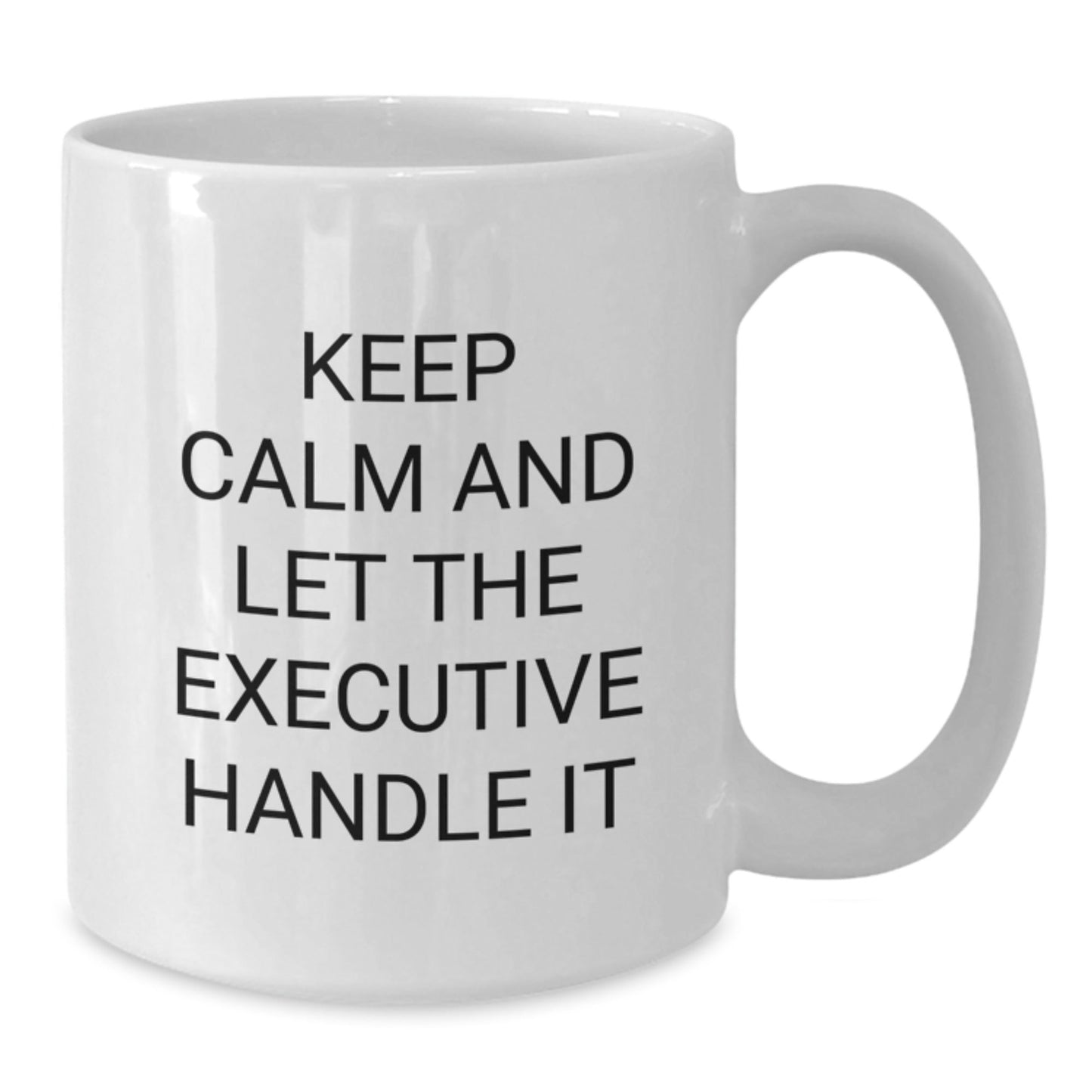 Executive White Coffee Mugs, Funny Quote Gifts from Family to Executive Graduation Unique Gifts for Him - Victory Thru Vision