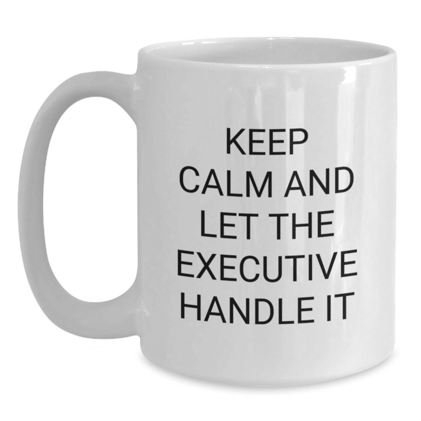Executive White Coffee Mugs, Funny Quote Gifts from Family to Executive Graduation Unique Gifts for Him - Victory Thru Vision