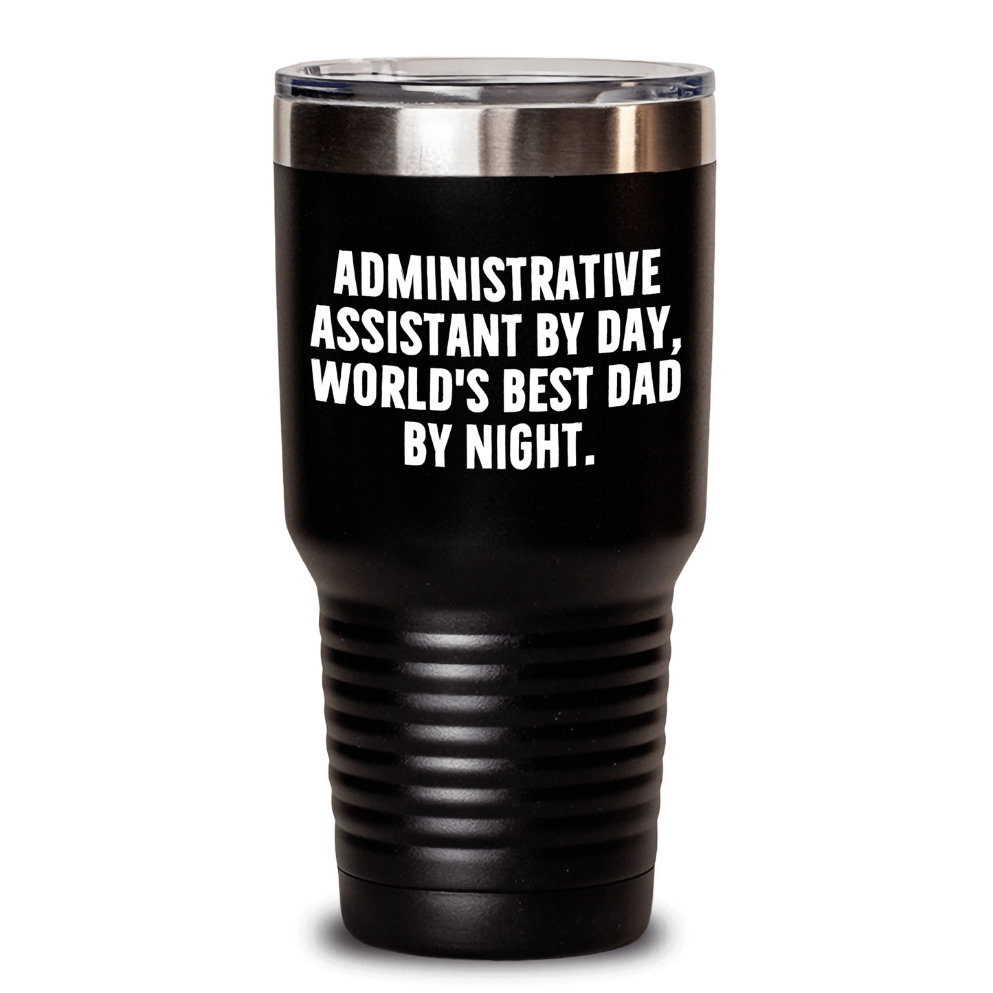 Funny Administrative Assistant Gifts - Inspirational Quote Tumbler for Coworkers, Friends, or Family - Graduation Unique Gifts from Men or Women - Victory Thru Vision