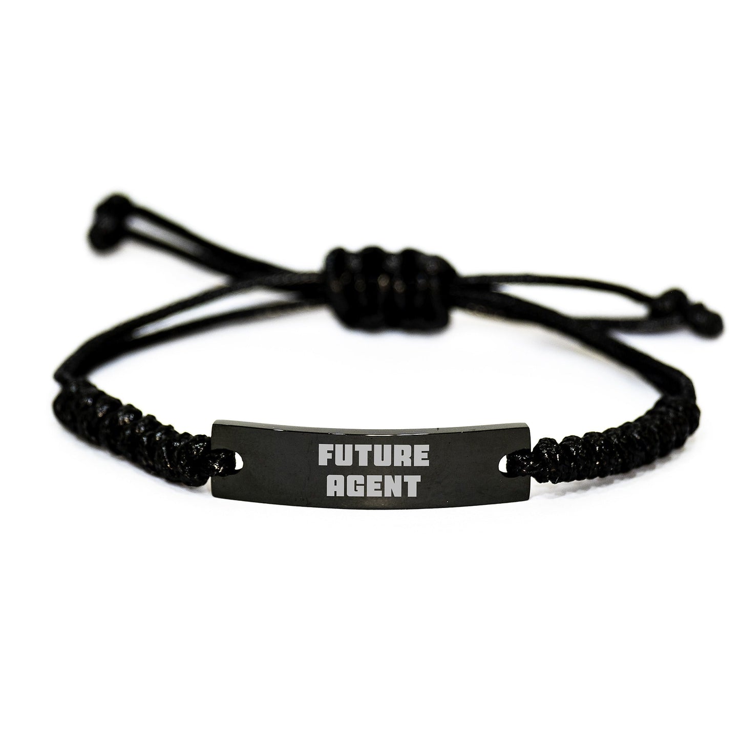 Funny Agent Gifts, Future Agent Rope Bracelet, Graduation Unique Gifts from Friends, for Future Agents, Agent Friendship Gifts - Victory Thru Vision