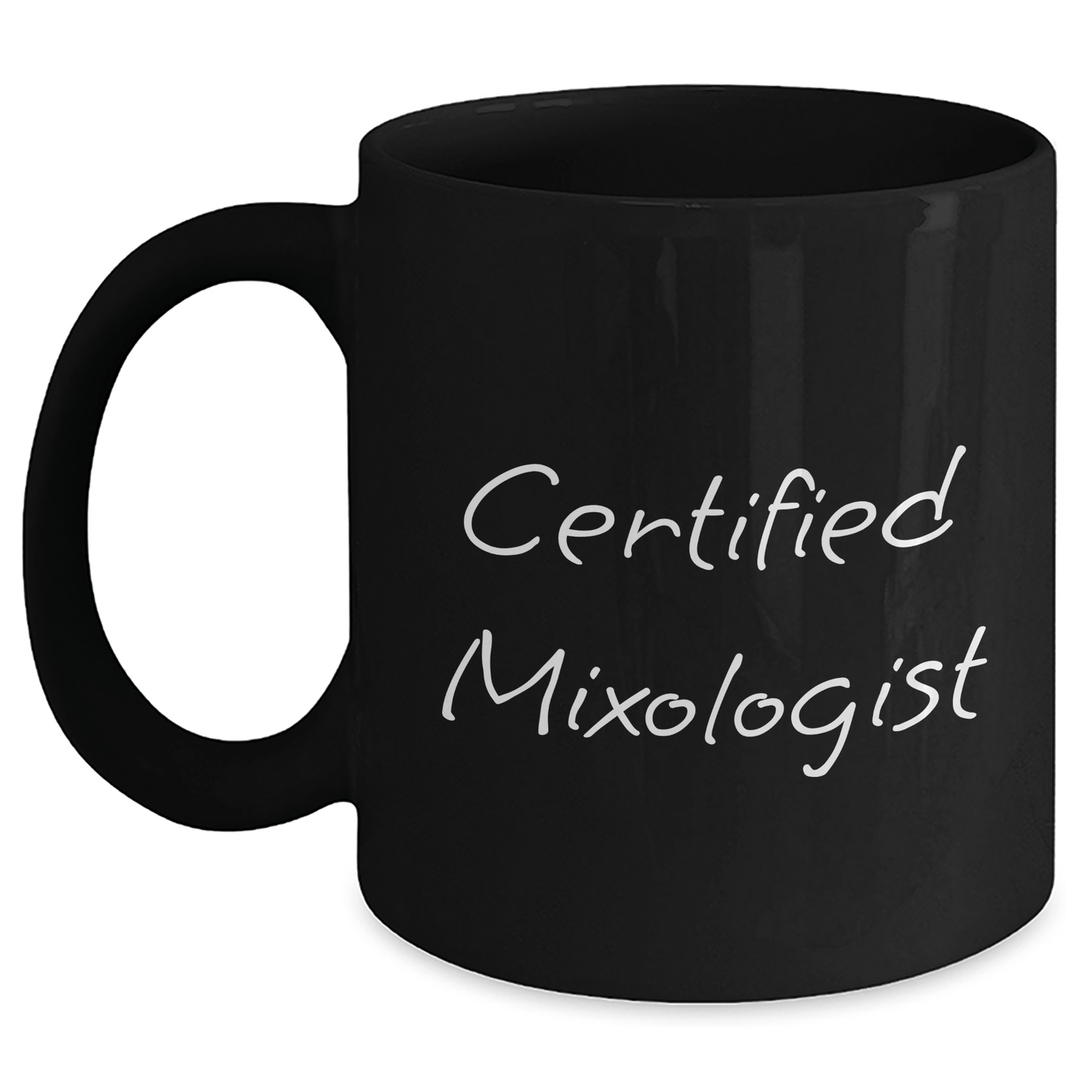 Funny Certified Mixologist Gifts from Friends for Father's Day, Black Coffee Mug, 'May the Mule Be with You' Quote, 11oz or 15oz, Microwave and Dishwasher Safe - Victory Thru Vision