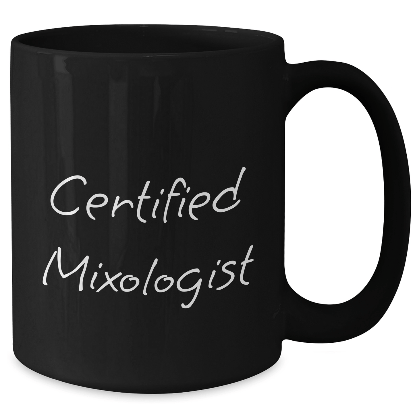 Funny Certified Mixologist Gifts from Friends for Father's Day, Black Coffee Mug, 'May the Mule Be with You' Quote, 11oz or 15oz, Microwave and Dishwasher Safe - Victory Thru Vision
