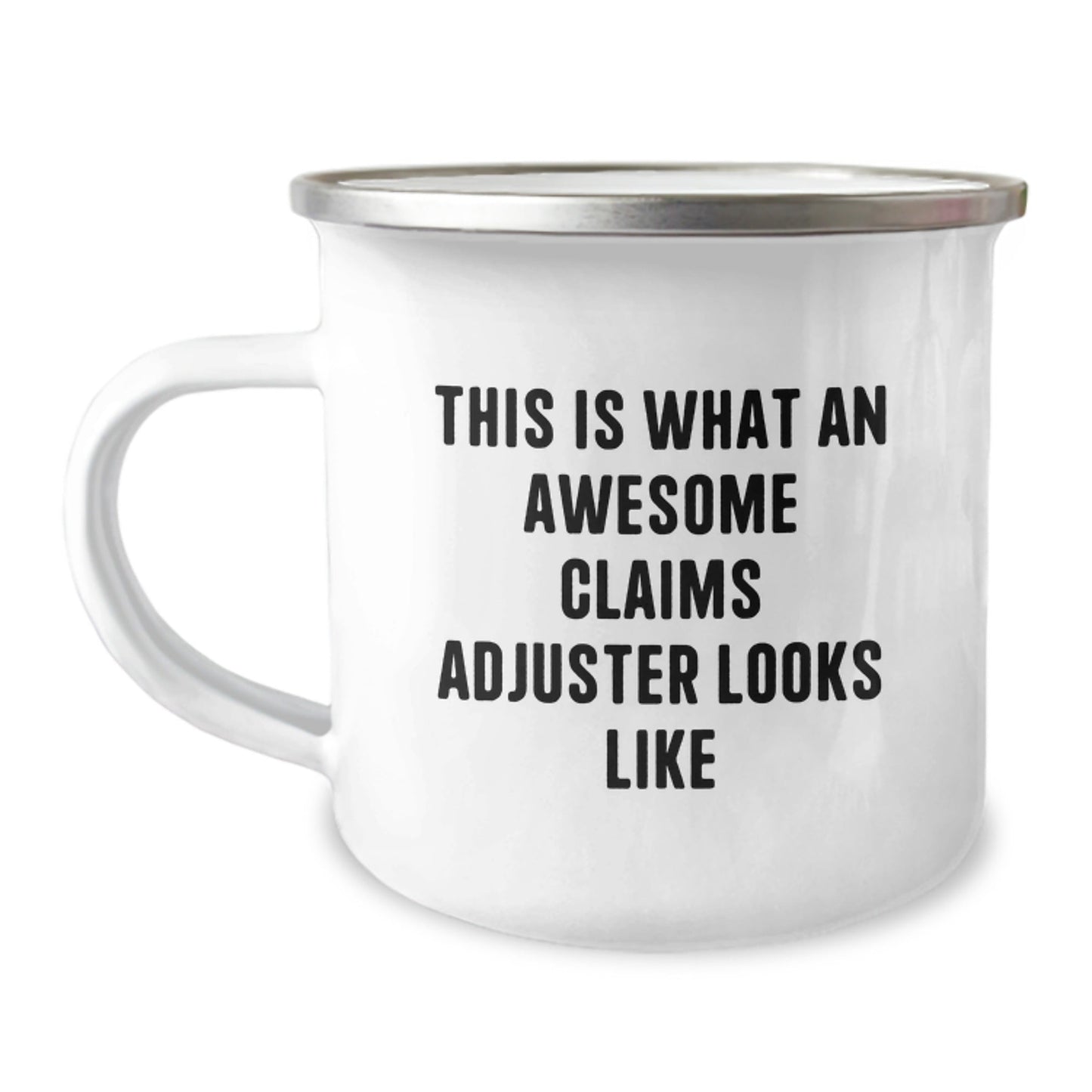Funny Claims Adjuster Gifts, Camping Mugs for Graduation from Friends, Coworkers, Family, Gifts for Claims Adjuster with Awesome Quote - Victory Thru Vision