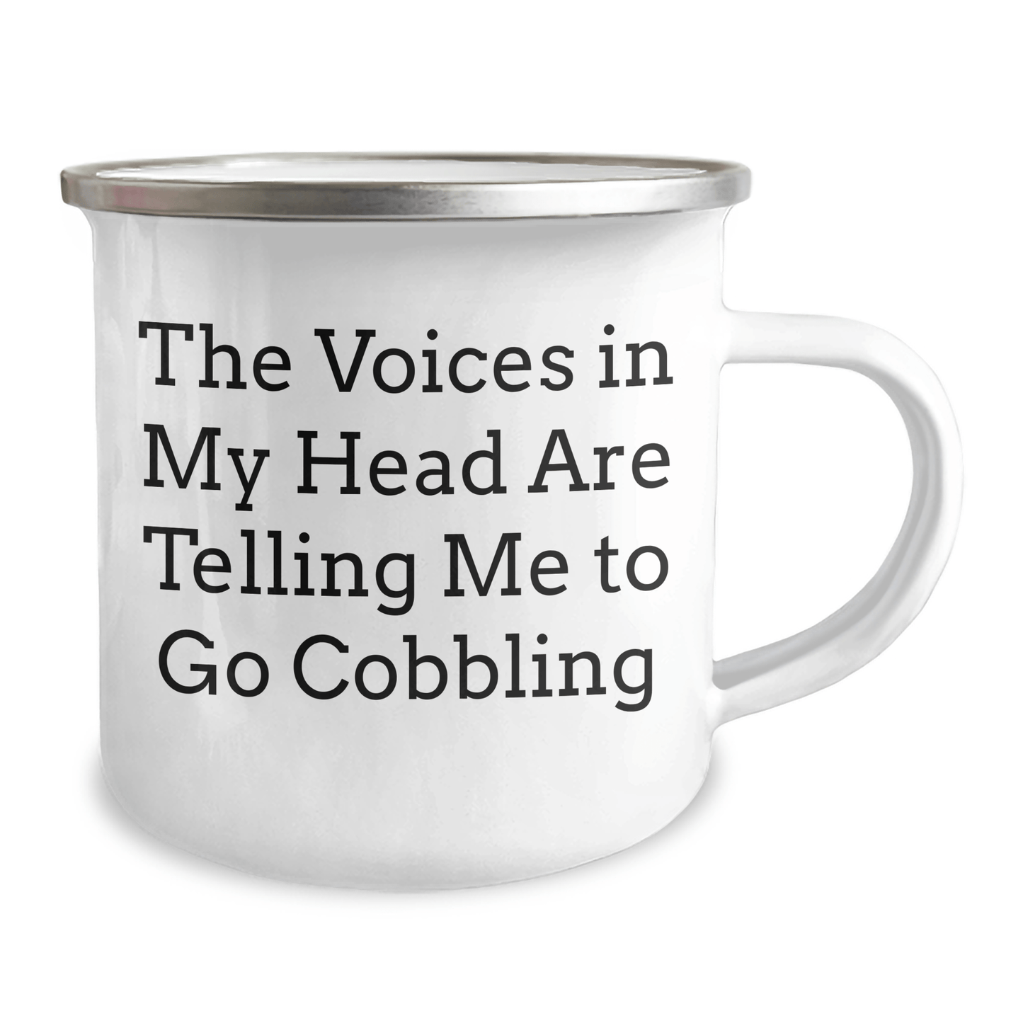 Funny Cobbling Camping Mug Gifts for Men from Friends Unique Graduation - Victory Thru Vision