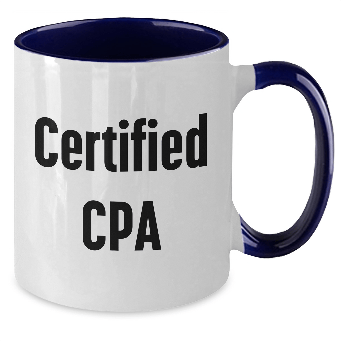 Funny CPA Quotes Gifts for Men, Two Tone Coffee Mug, Father's Day Unique Gifts from Family, Friends, Coworkers, Certified Cpa Enthusiasts, CPA Lovers, CPA Professionals - Victory Thru Vision